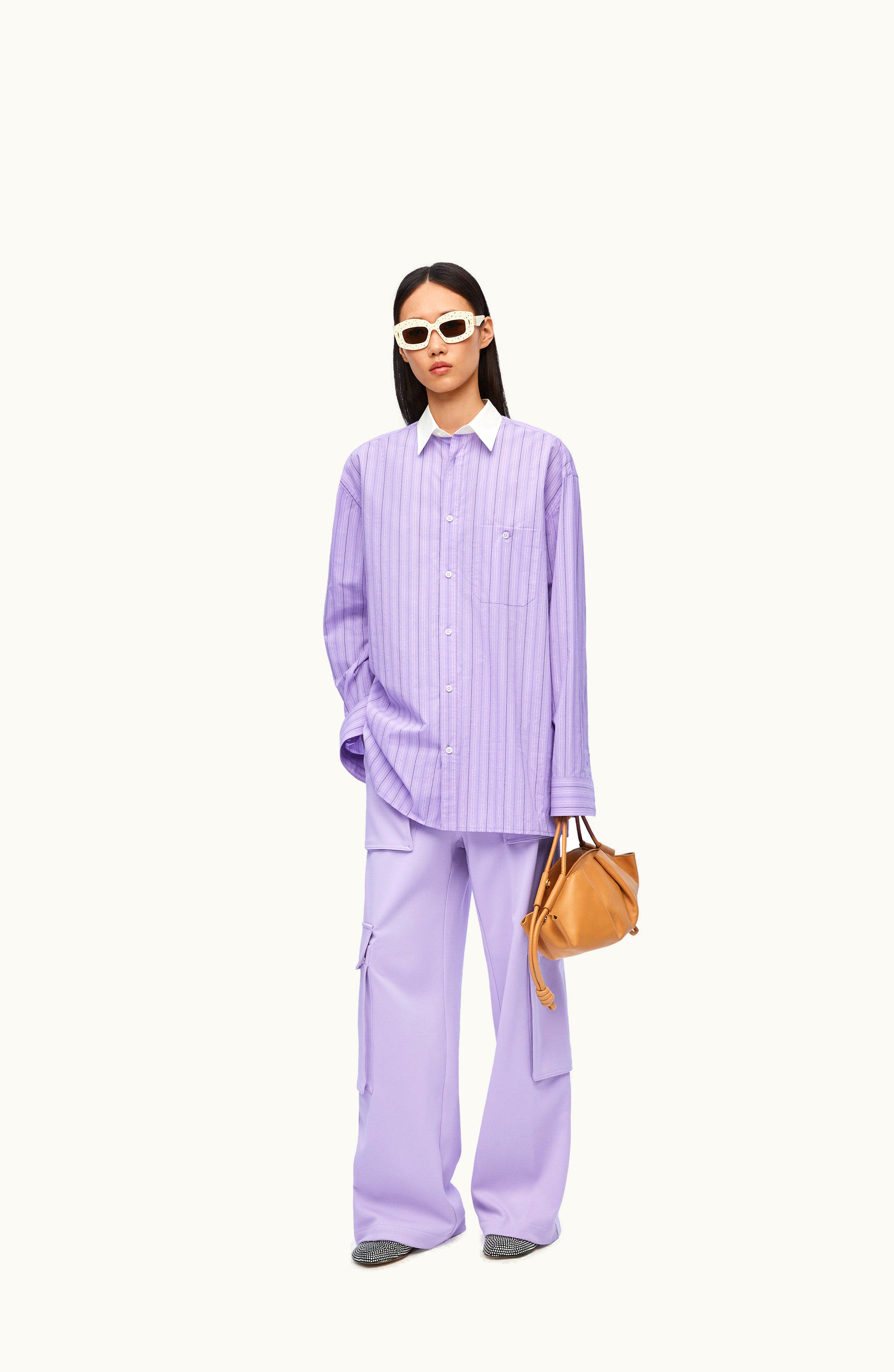 Loewe Loewe Cargo Tracksuit Trousers In Technical Jersey Baby Lilac