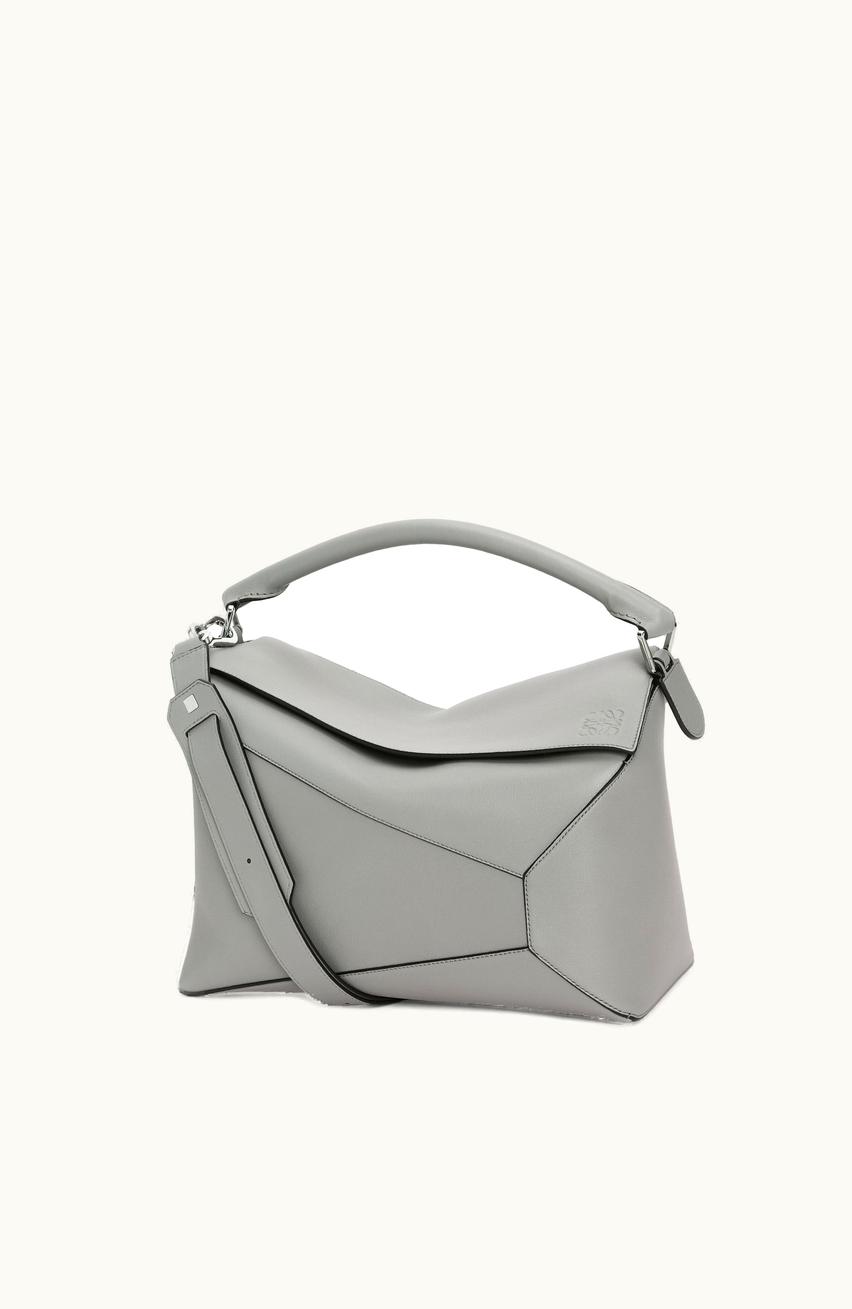 Loewe Loewe Puzzle Large Bag Classic Calfskin Asphalt Grey