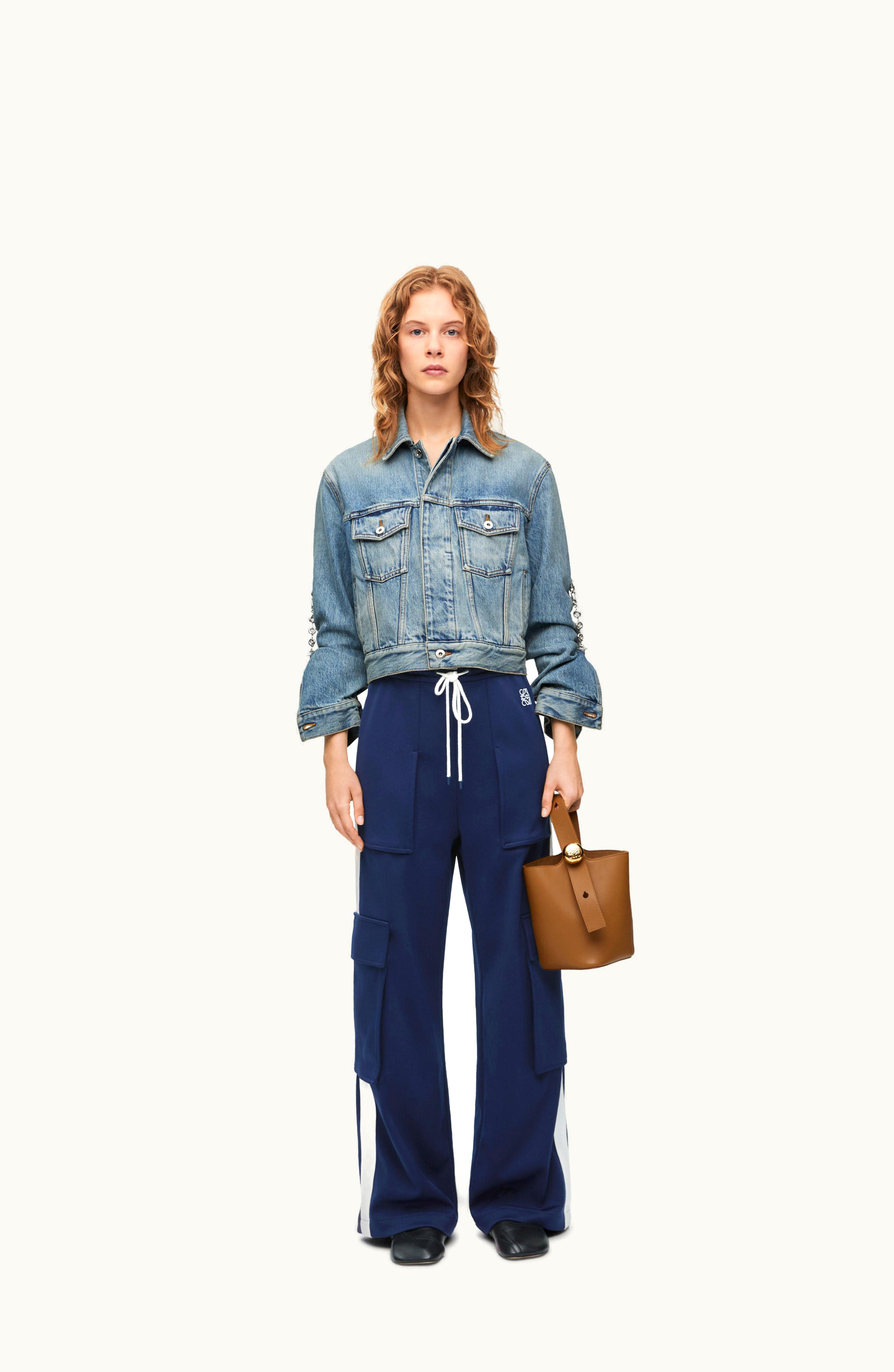 Loewe Loewe Cargo Tracksuit Trousers In Technical Jersey Marine
