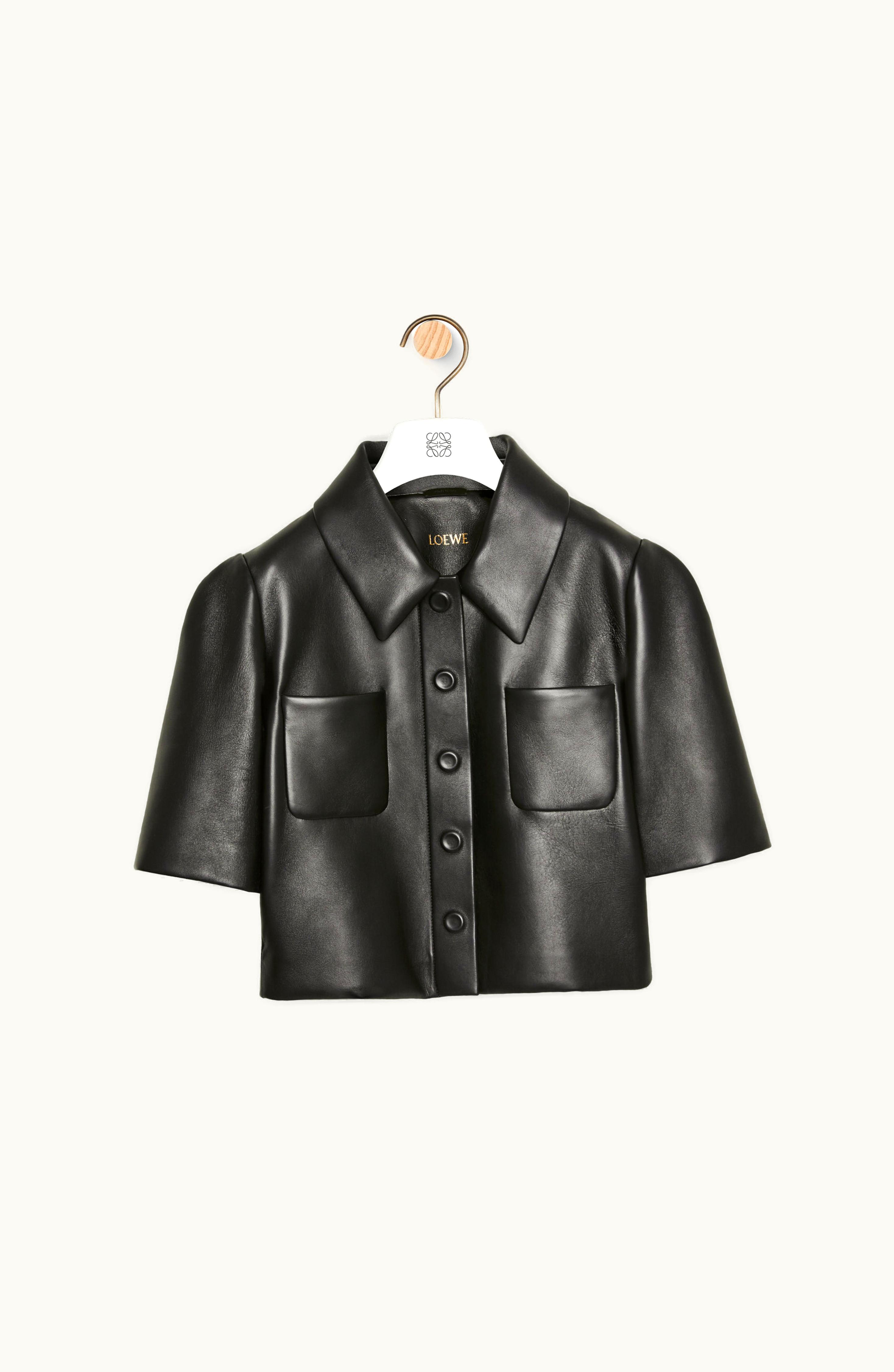 Loewe Loewe Reproportioned Jacket In Nappa Lambskin Black