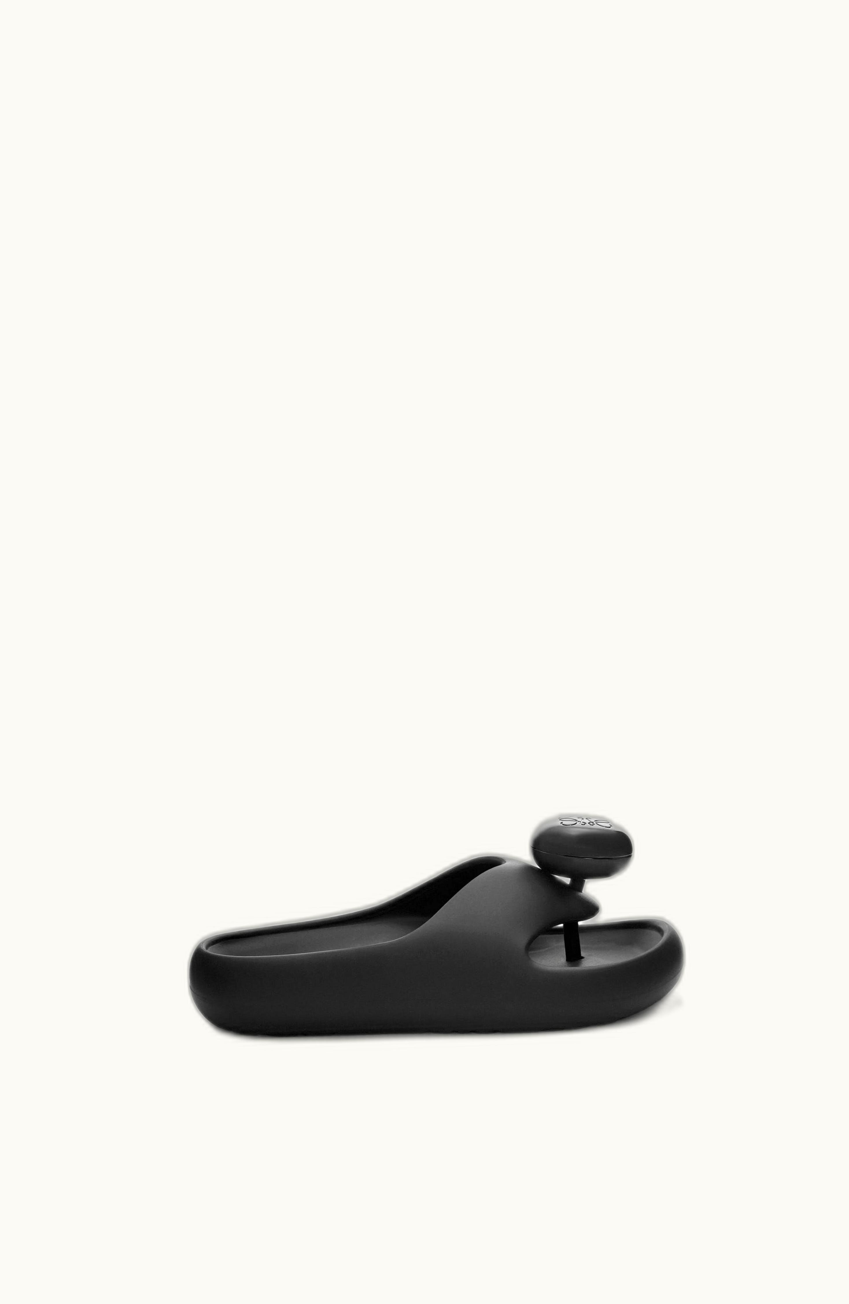 Loewe Loewe Foam Thong Slide In Light Foam Rubber Black