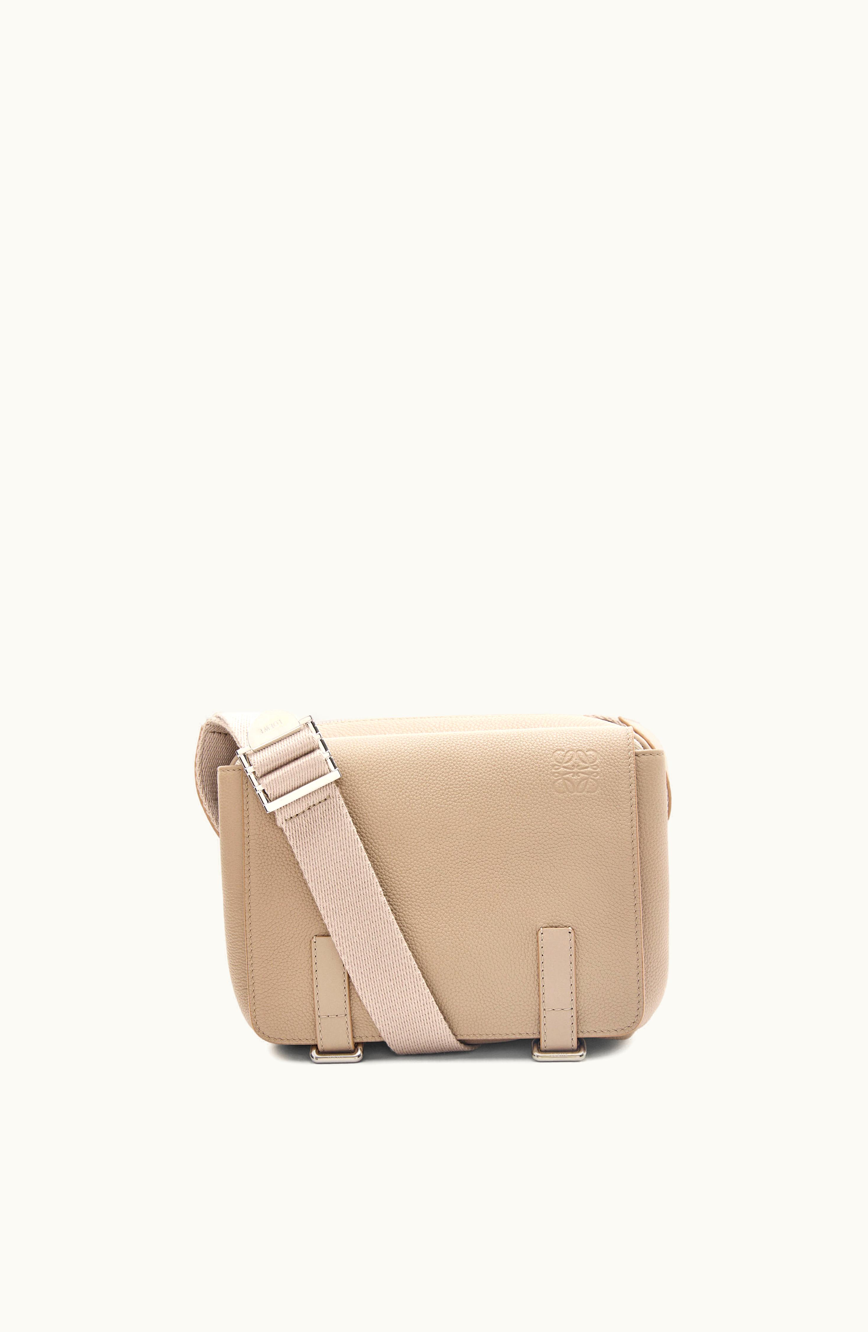 Loewe Loewe XS Military Messenger Bag In Soft Grained Calfskin Sand