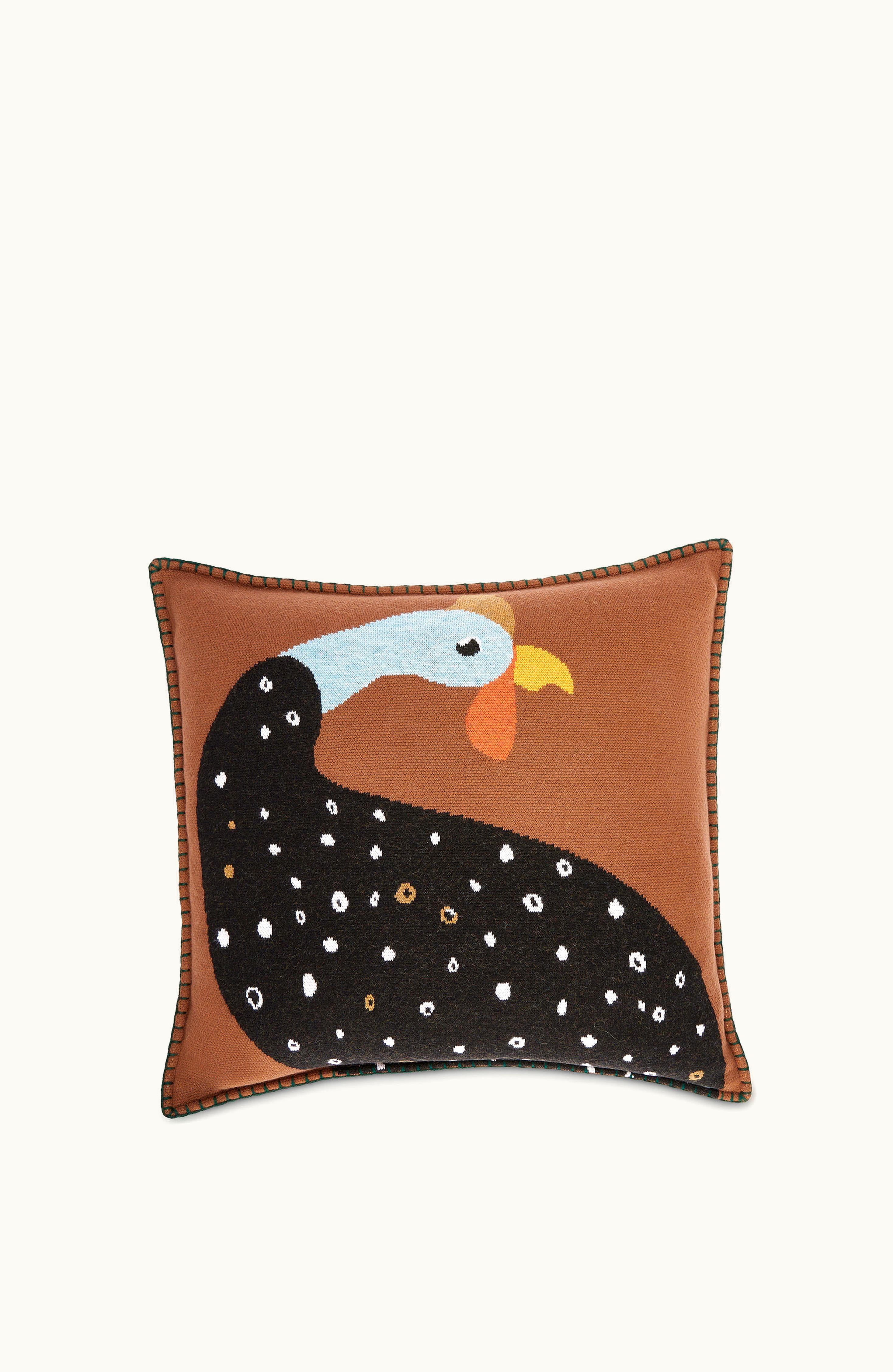 Loewe Loewe Cushion In Wool Brown / Multicolor
