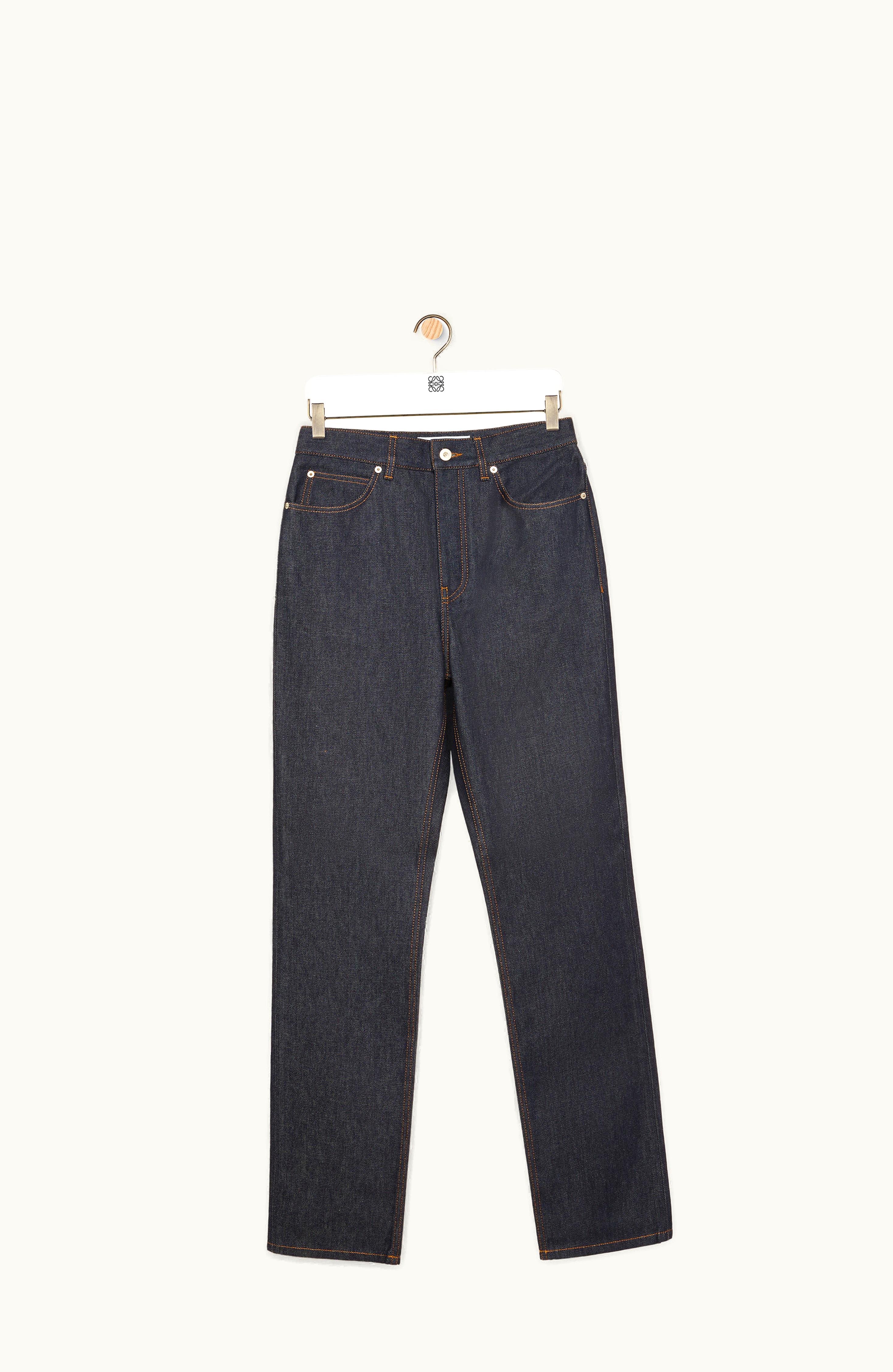 Loewe Loewe Straight Leg Jeans In Raw Denim Raw Denim