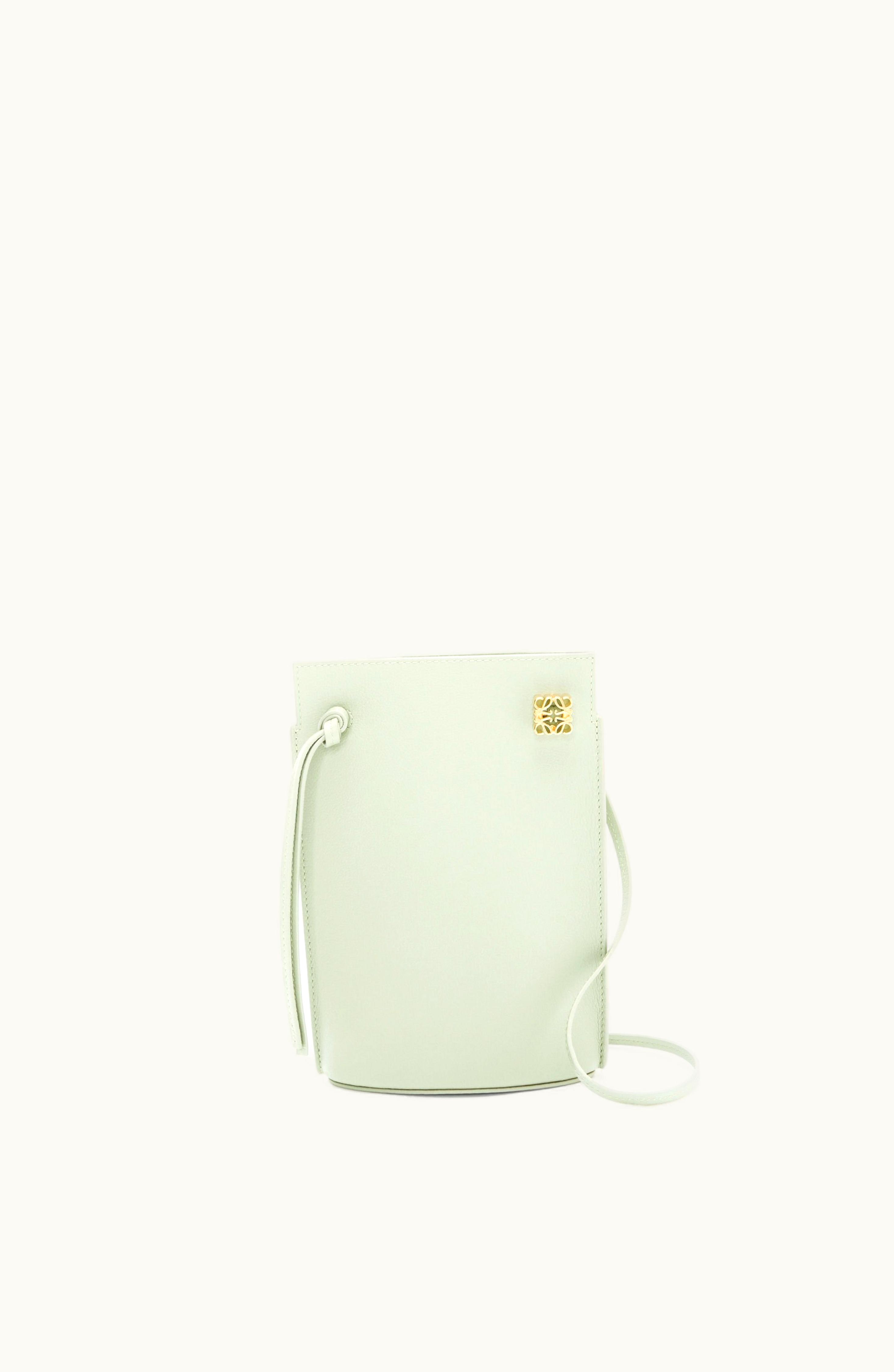 Loewe Loewe Dice Pocket In Classic Calfskin Spring Jade