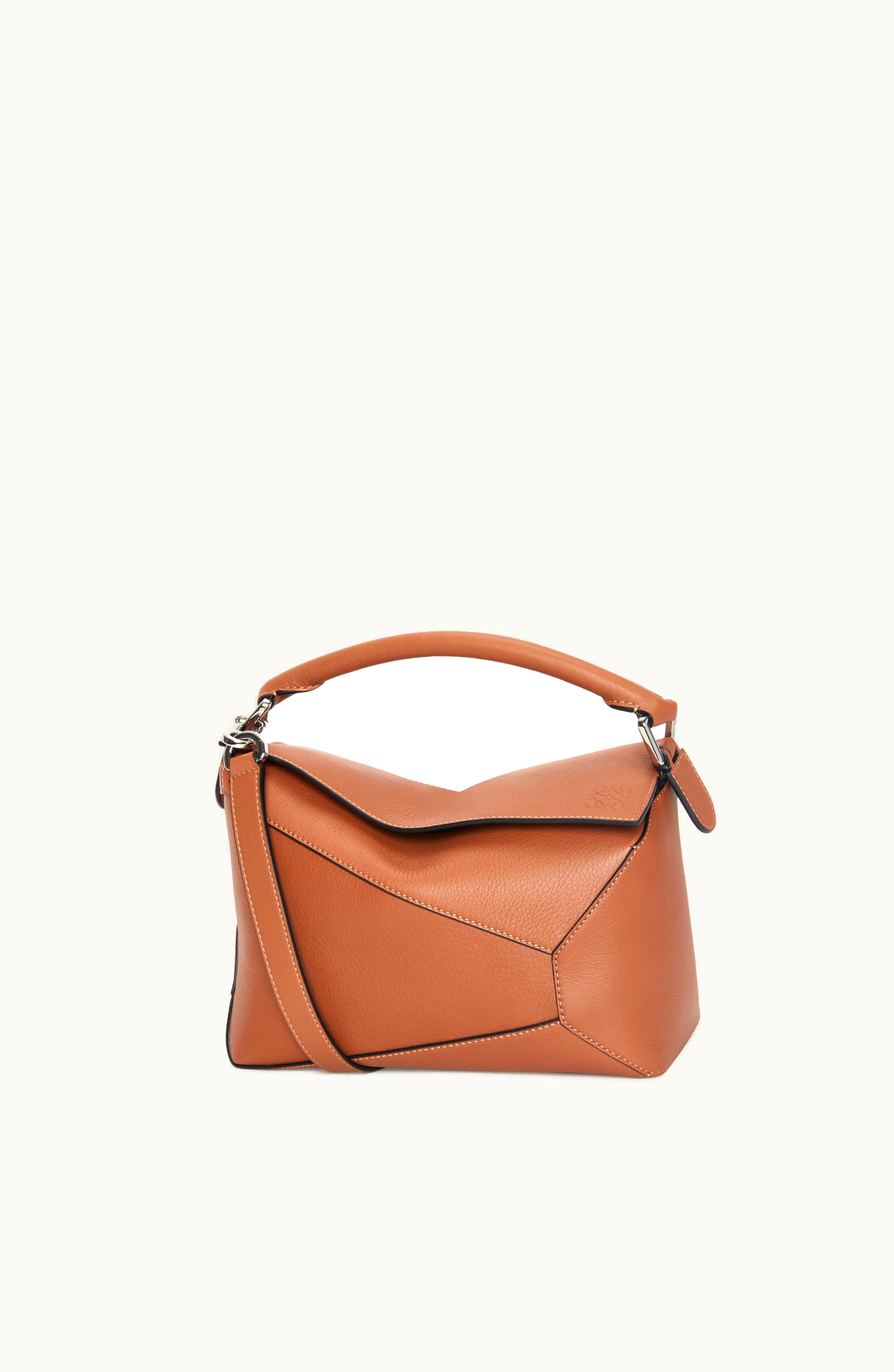 Loewe Loewe Small Puzzle Bag In Classic Calfskin Tan
