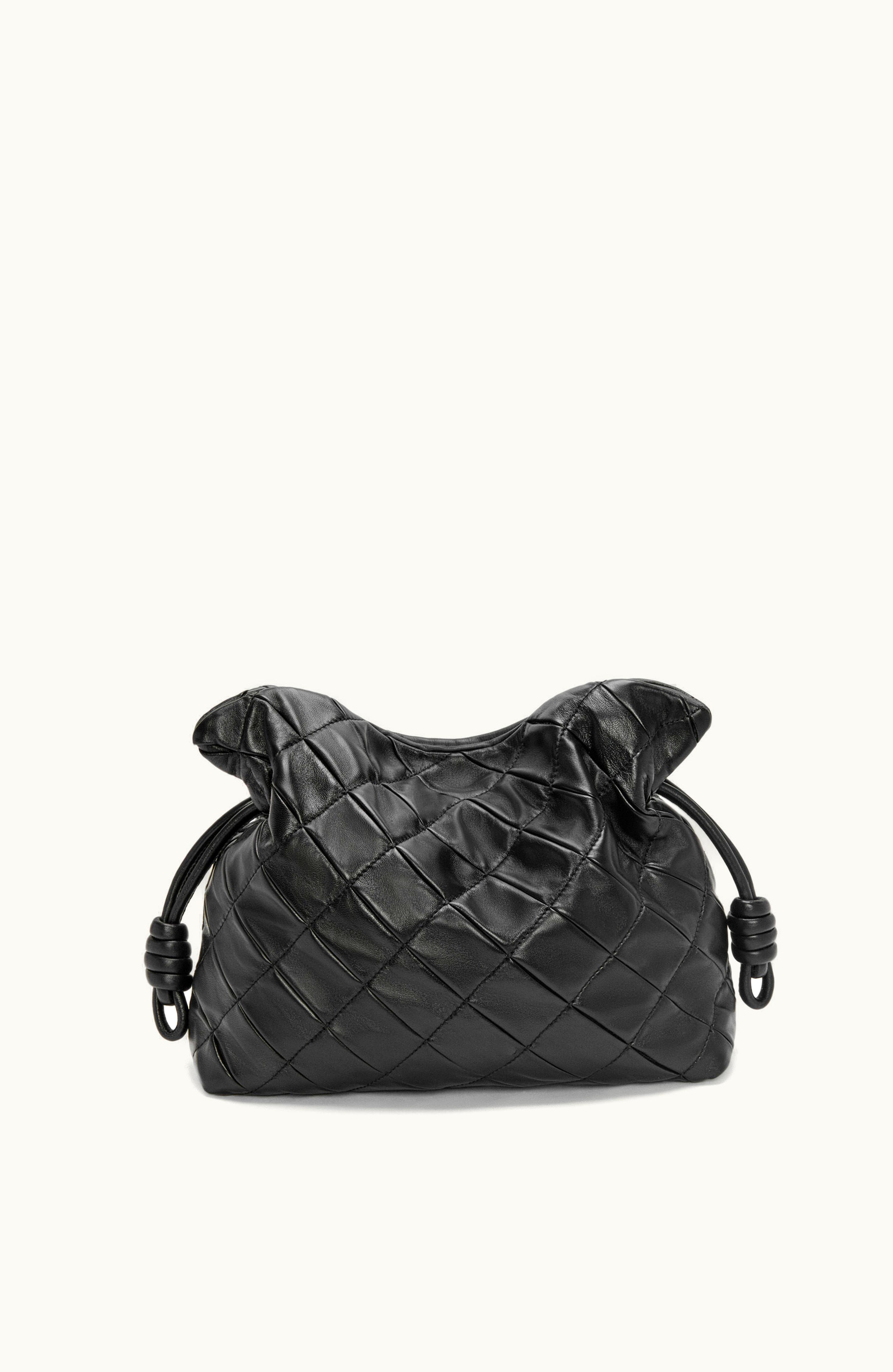 Loewe Loewe Flamenco Clutch In Pleated Nappa Lambskin Black