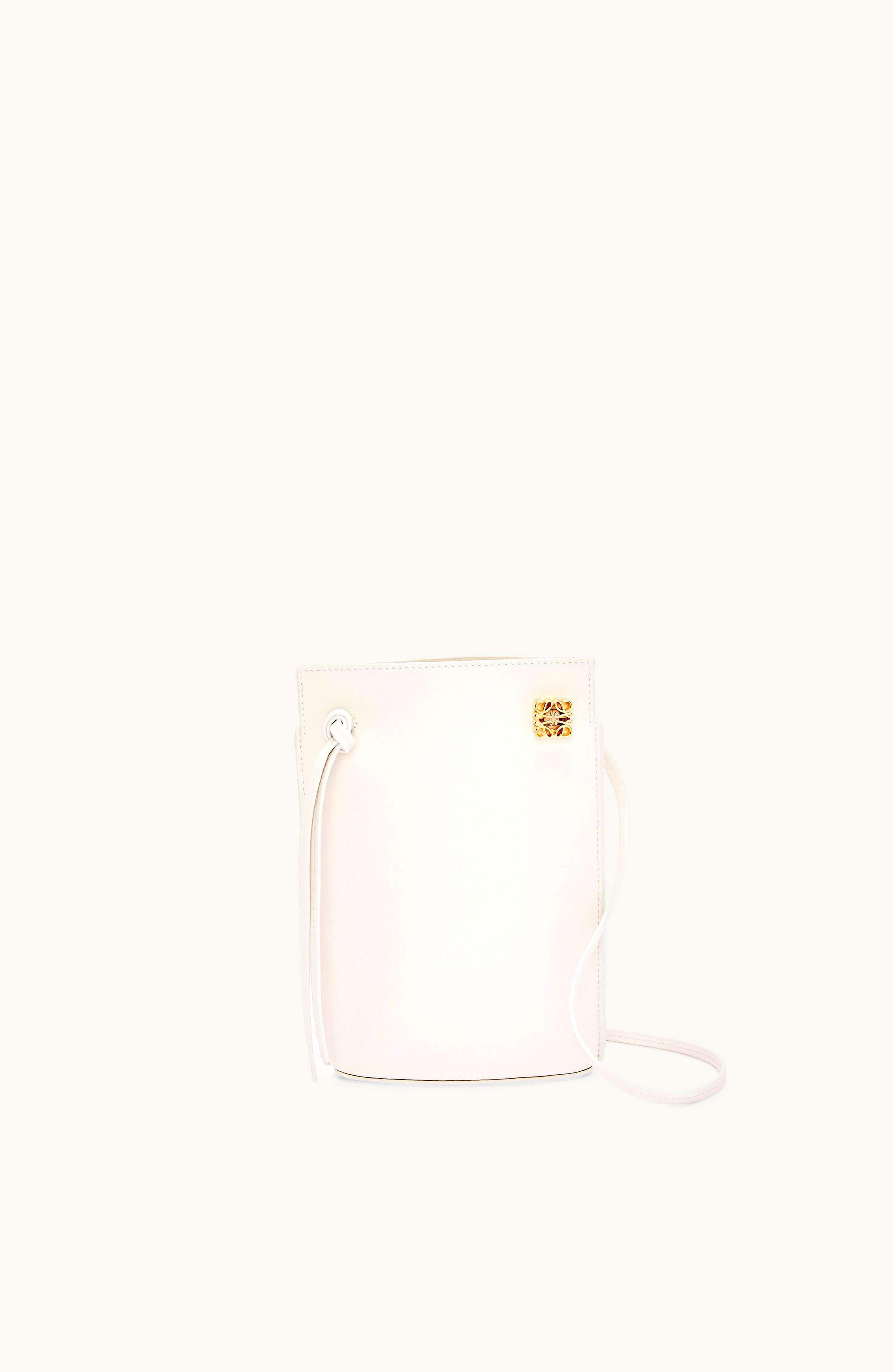Loewe Loewe Dice Pocket In Classic Calfskin Soft White