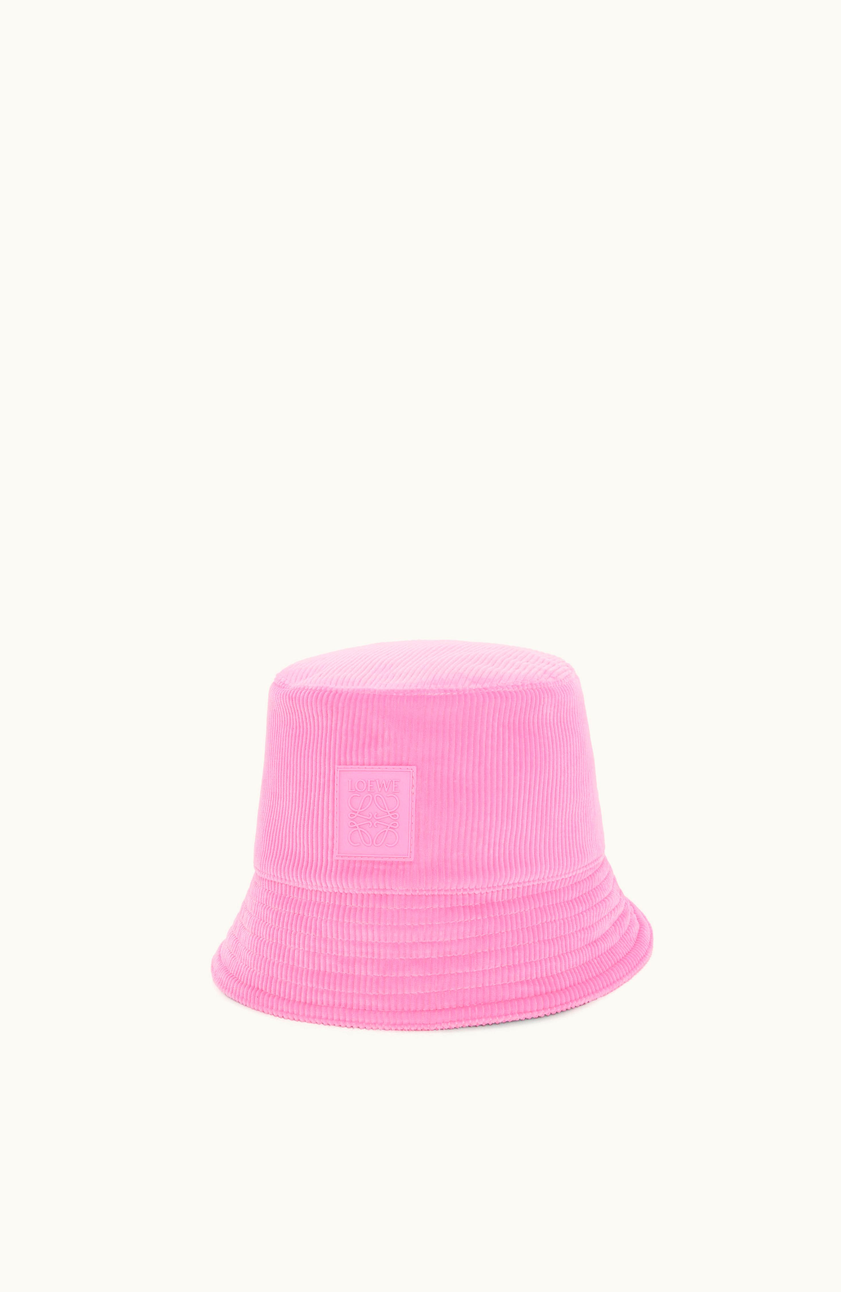 Loewe Loewe Patch Bucket Hat In Corduroy Pink