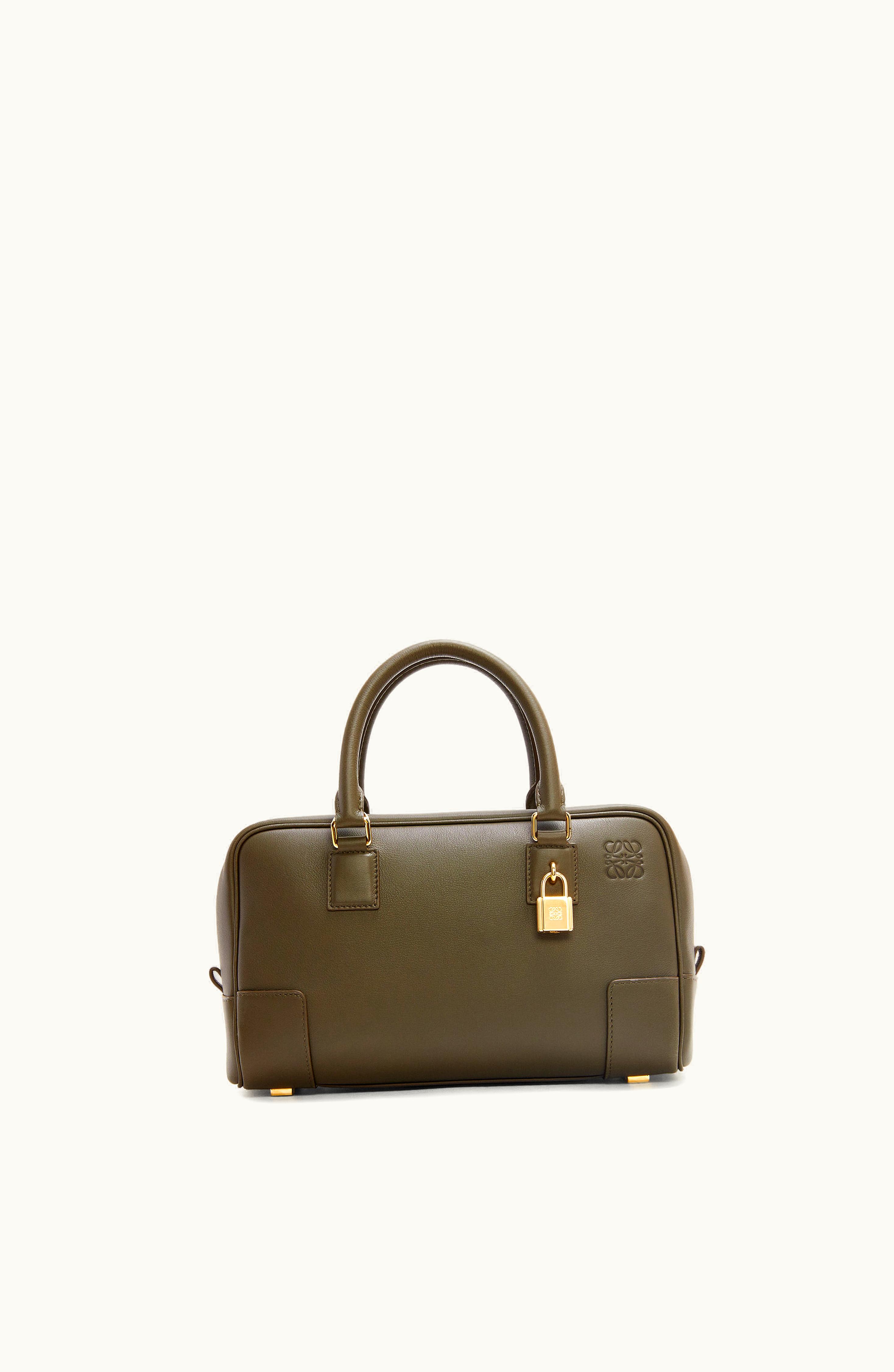 Loewe Loewe Amazona 23 Bag In Nappa Calfskin Dark Khaki Green