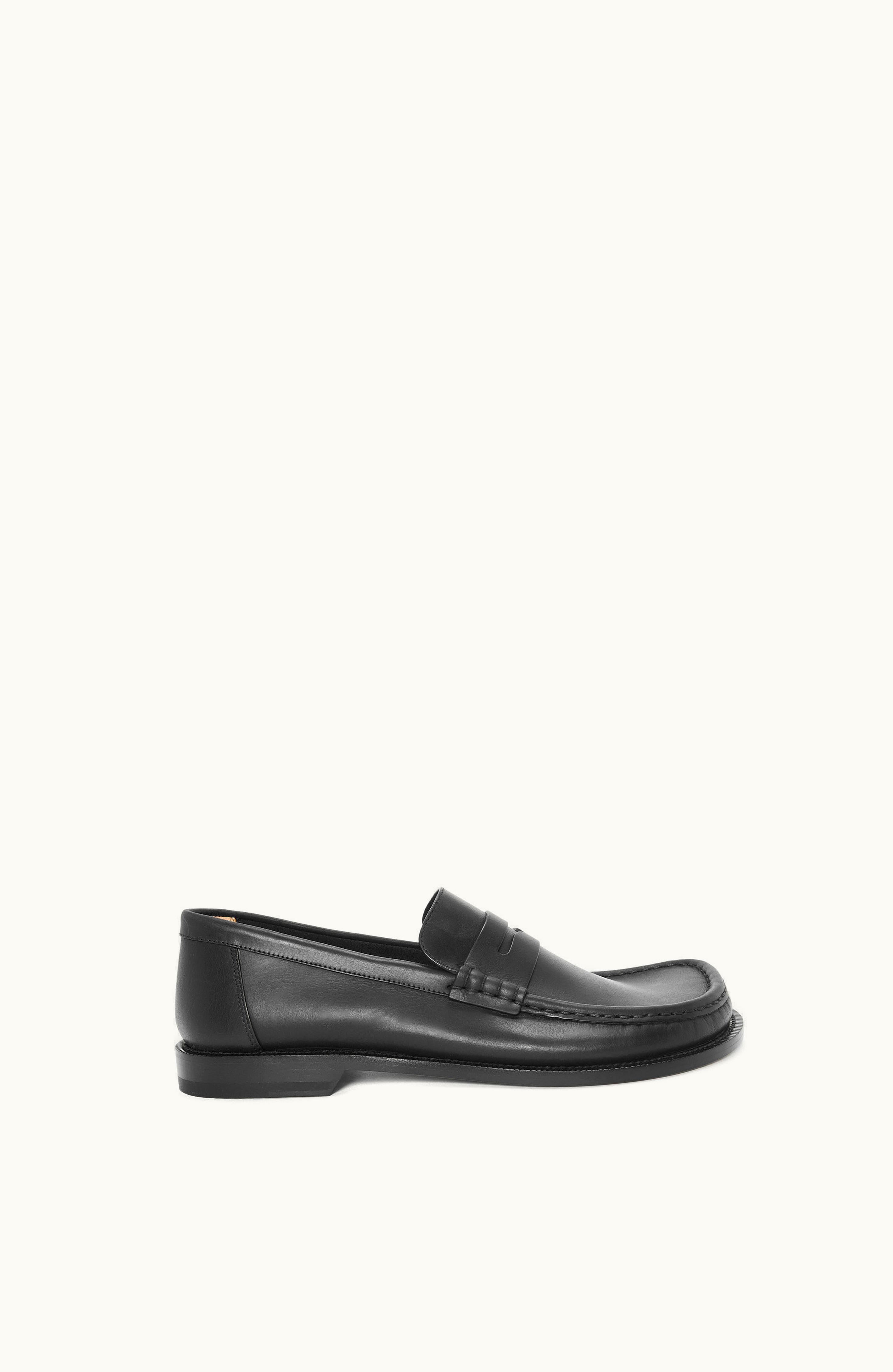 Loewe Loewe Signature Campo Loafer In Calfskin Black