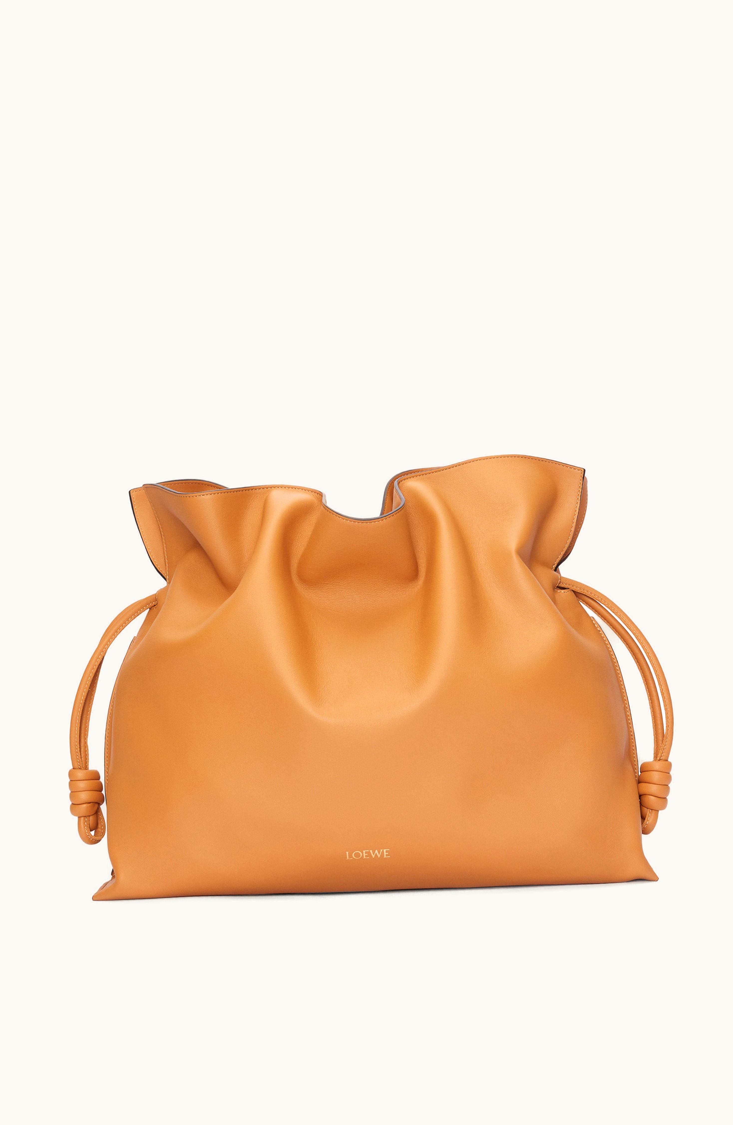 Loewe Loewe XL Flamenco Clutch In Nappa Calfskin Warm Desert