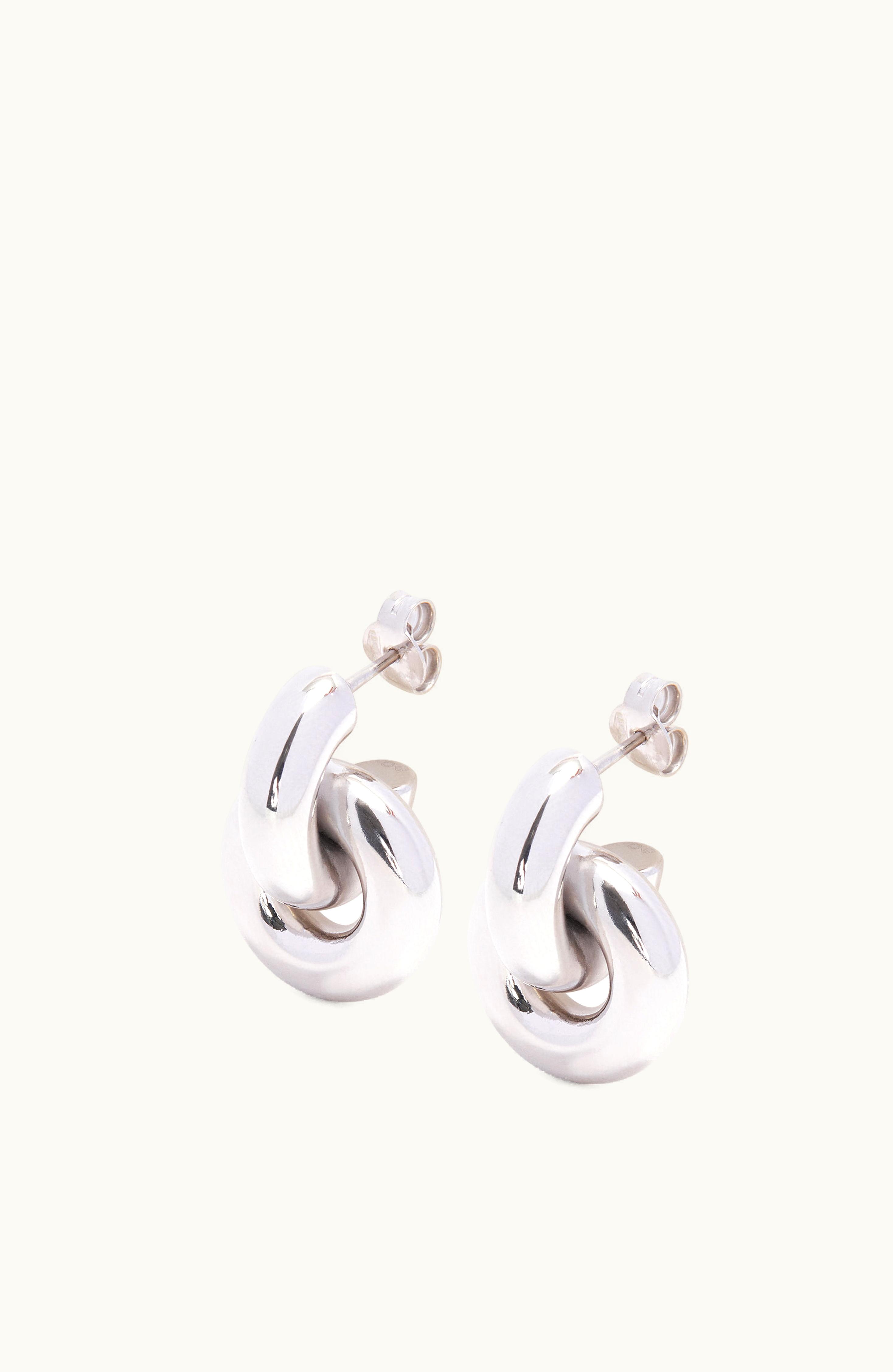 Loewe Loewe Donut Link Earrings In Sterling Silver Silver