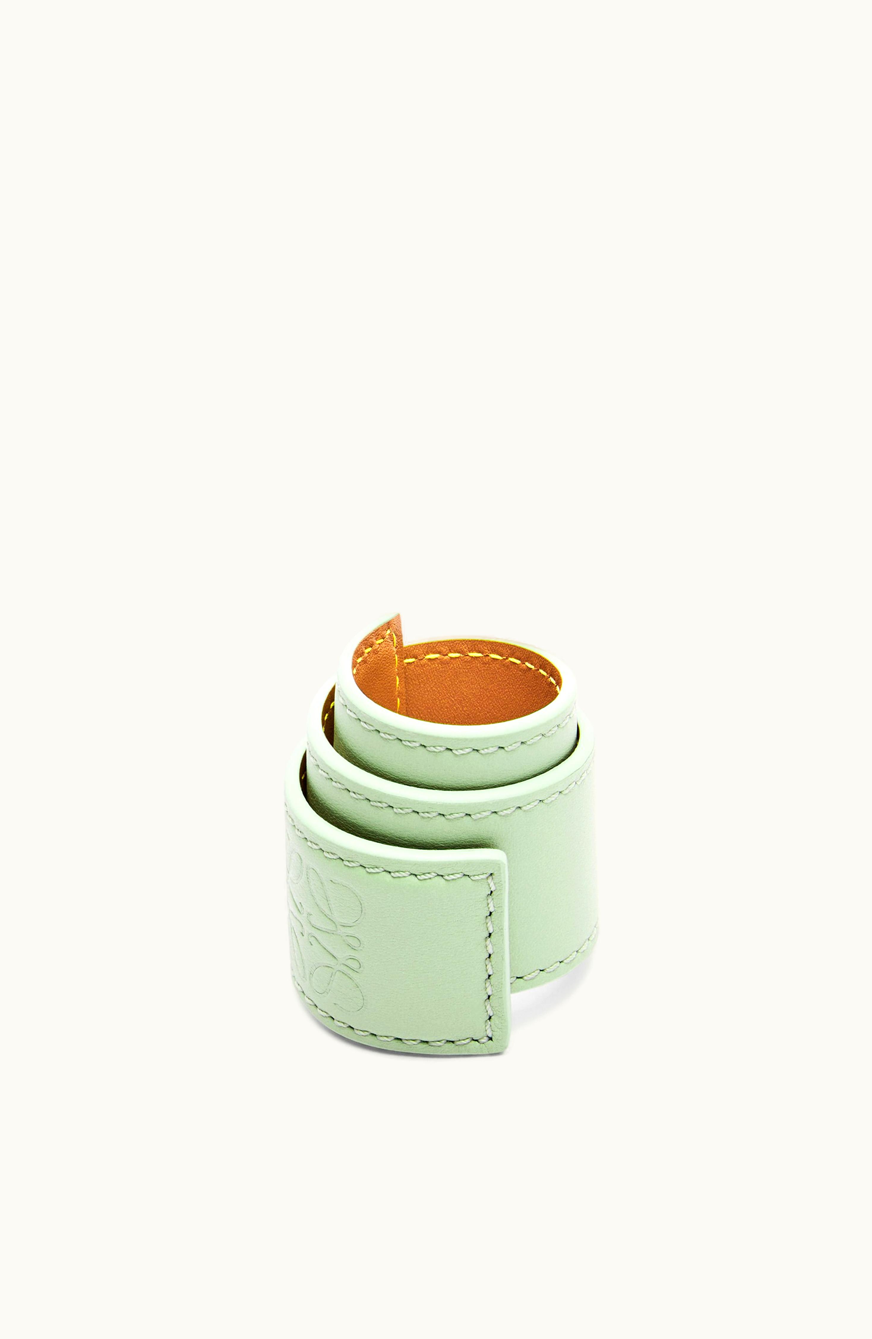 Loewe Loewe Small Slap Bracelet In Calfskin Jade