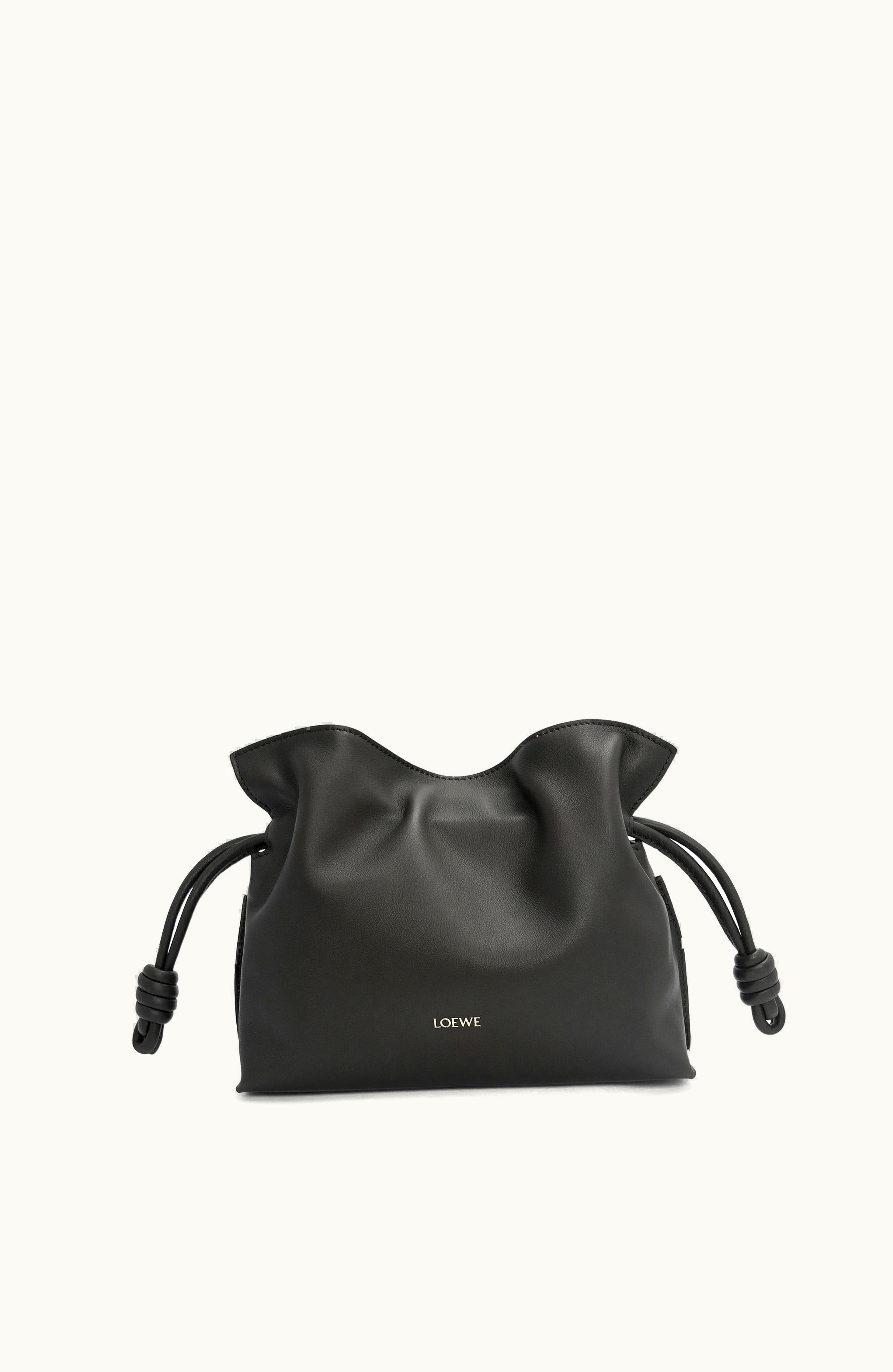Loewe Loewe Mini Flamenco Clutch In Nappa Calfskin Black