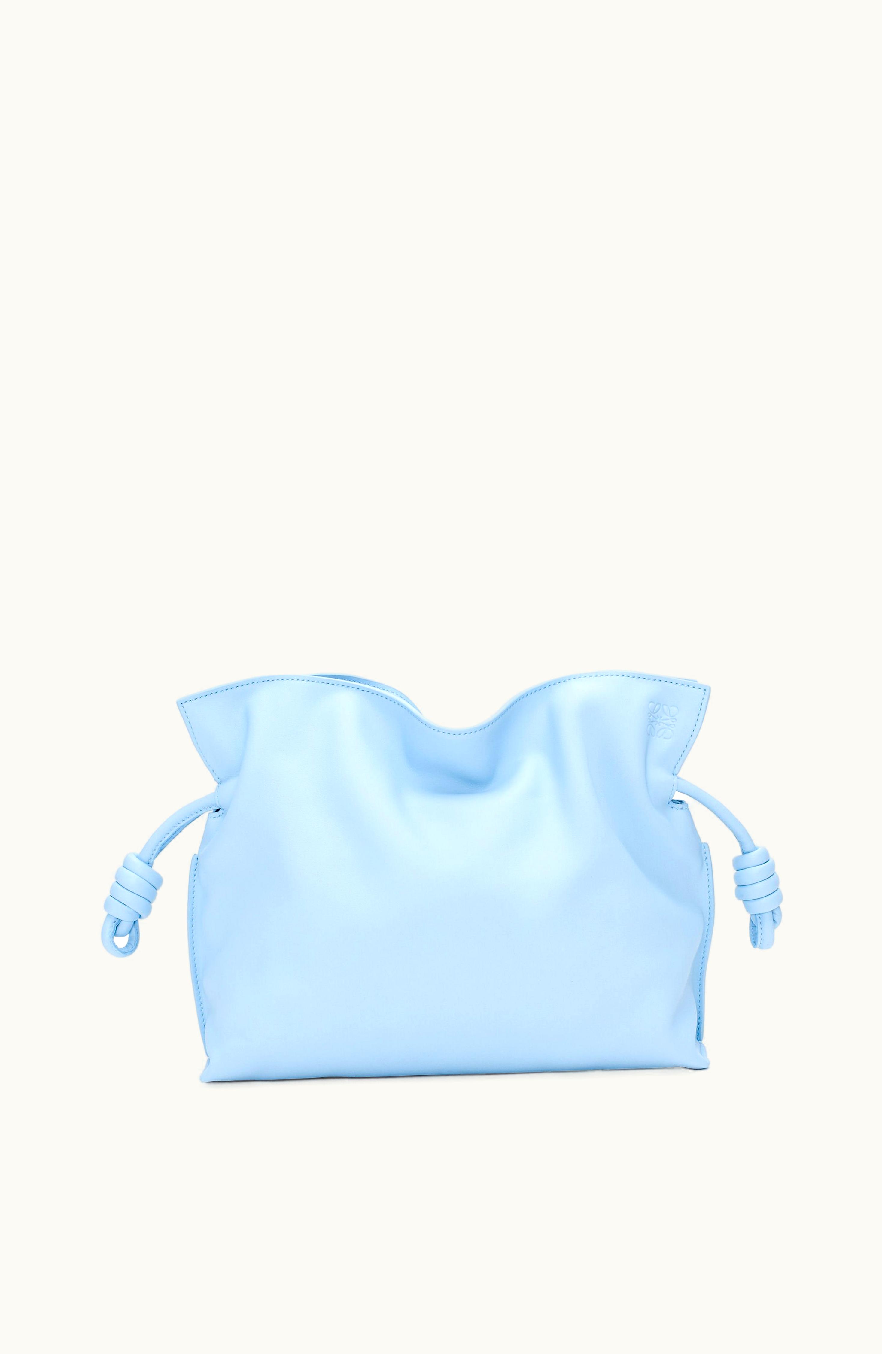 Loewe Loewe Flamenco Clutch In Nappa Calfskin Dusty Blue