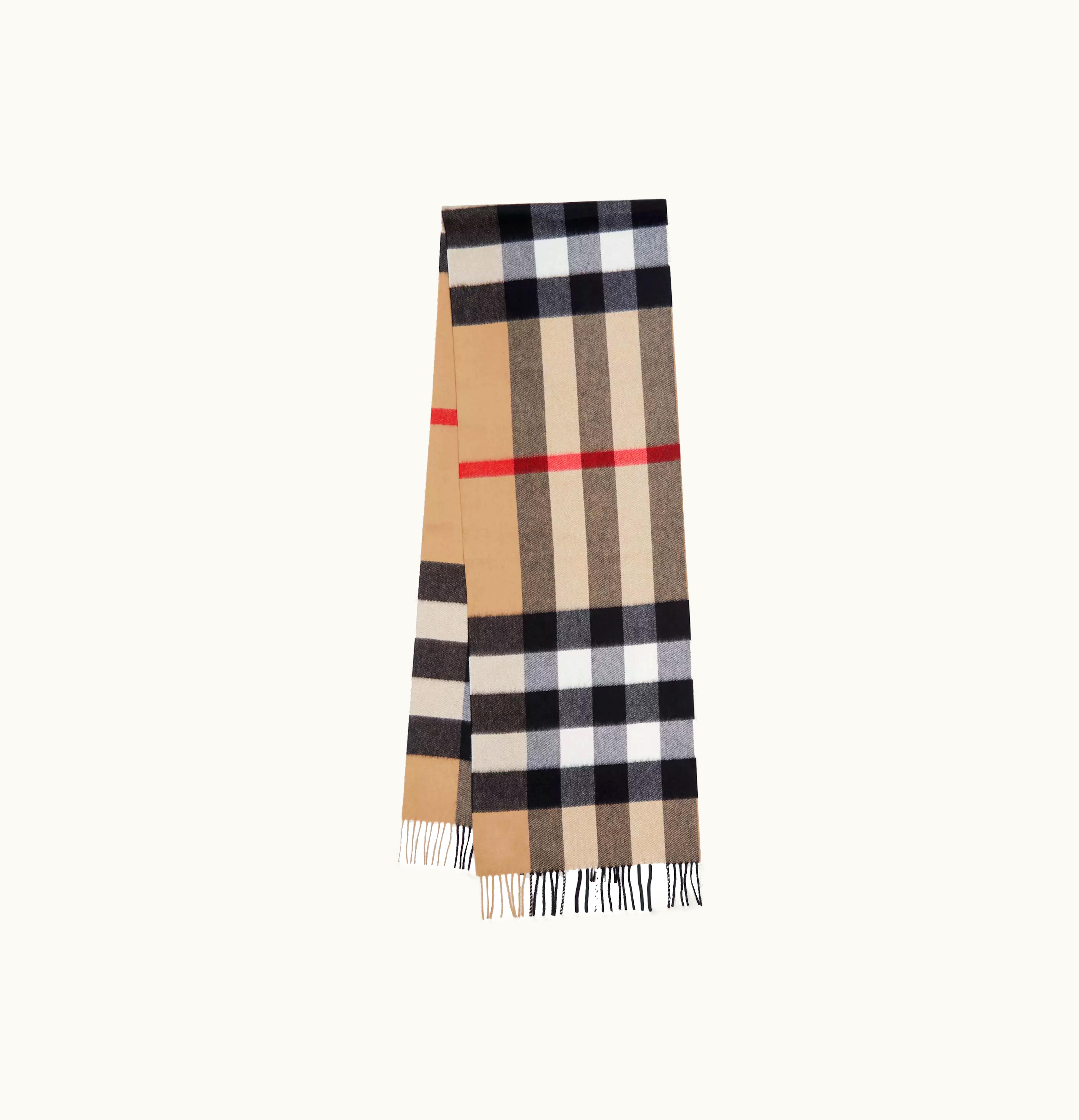 Burberry Burberry Check Cashmere Scarf Archive Beige