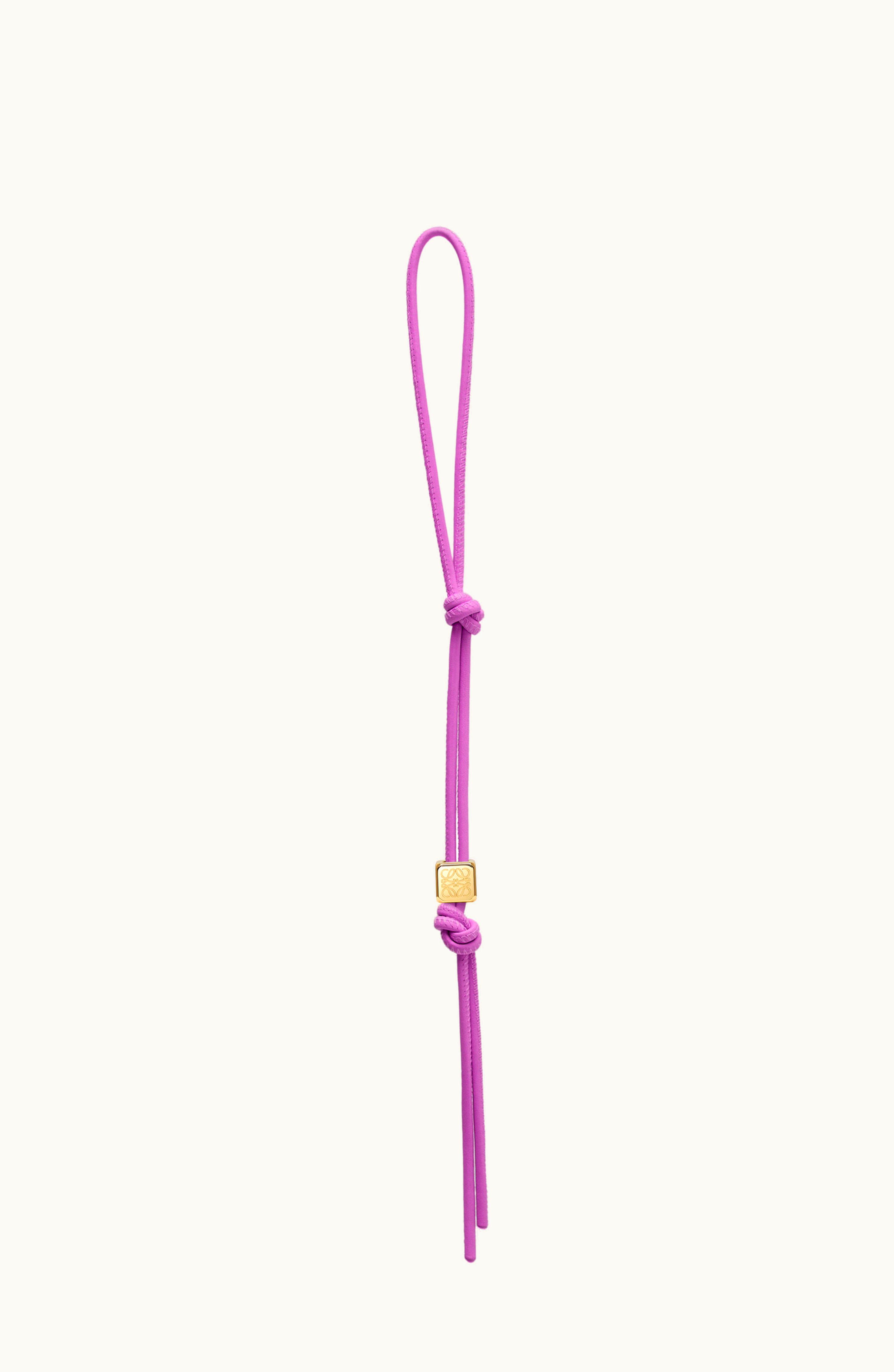 Loewe Loewe Personalisation Strap In Classic Calfskin Rockrose / Gold
