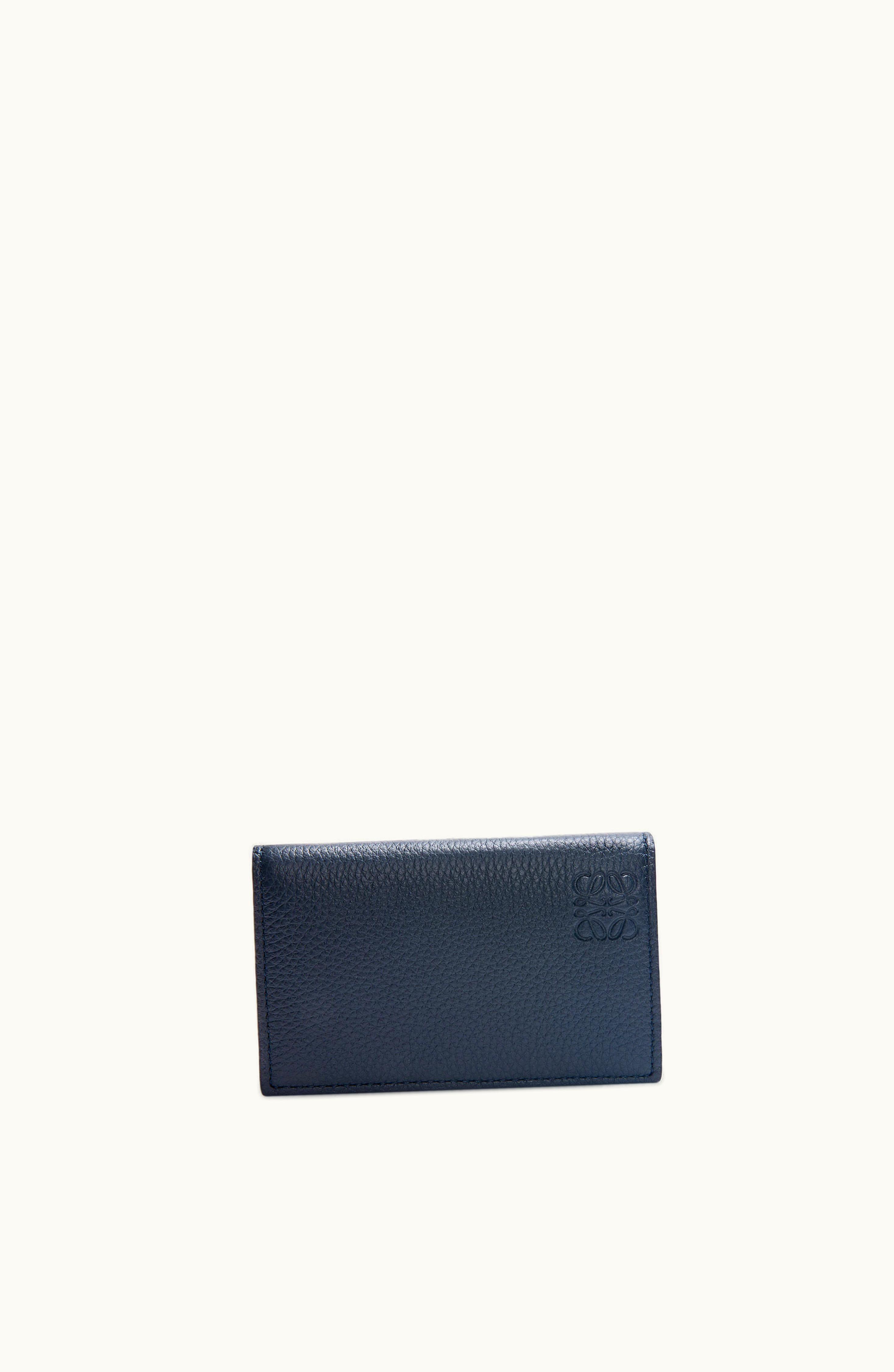 Loewe Loewe Business Cardholder In Soft Grained Calfskin Deep Navy