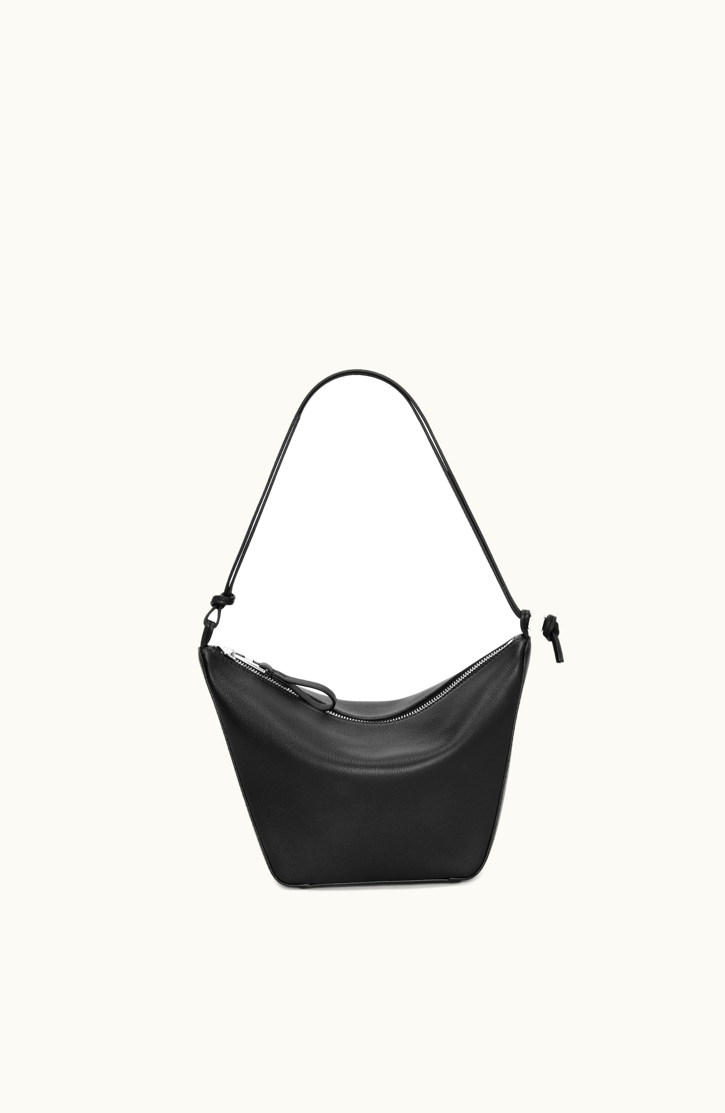 Loewe Loewe Mini Hammock Hobo Bag In Classic Calfskin Black