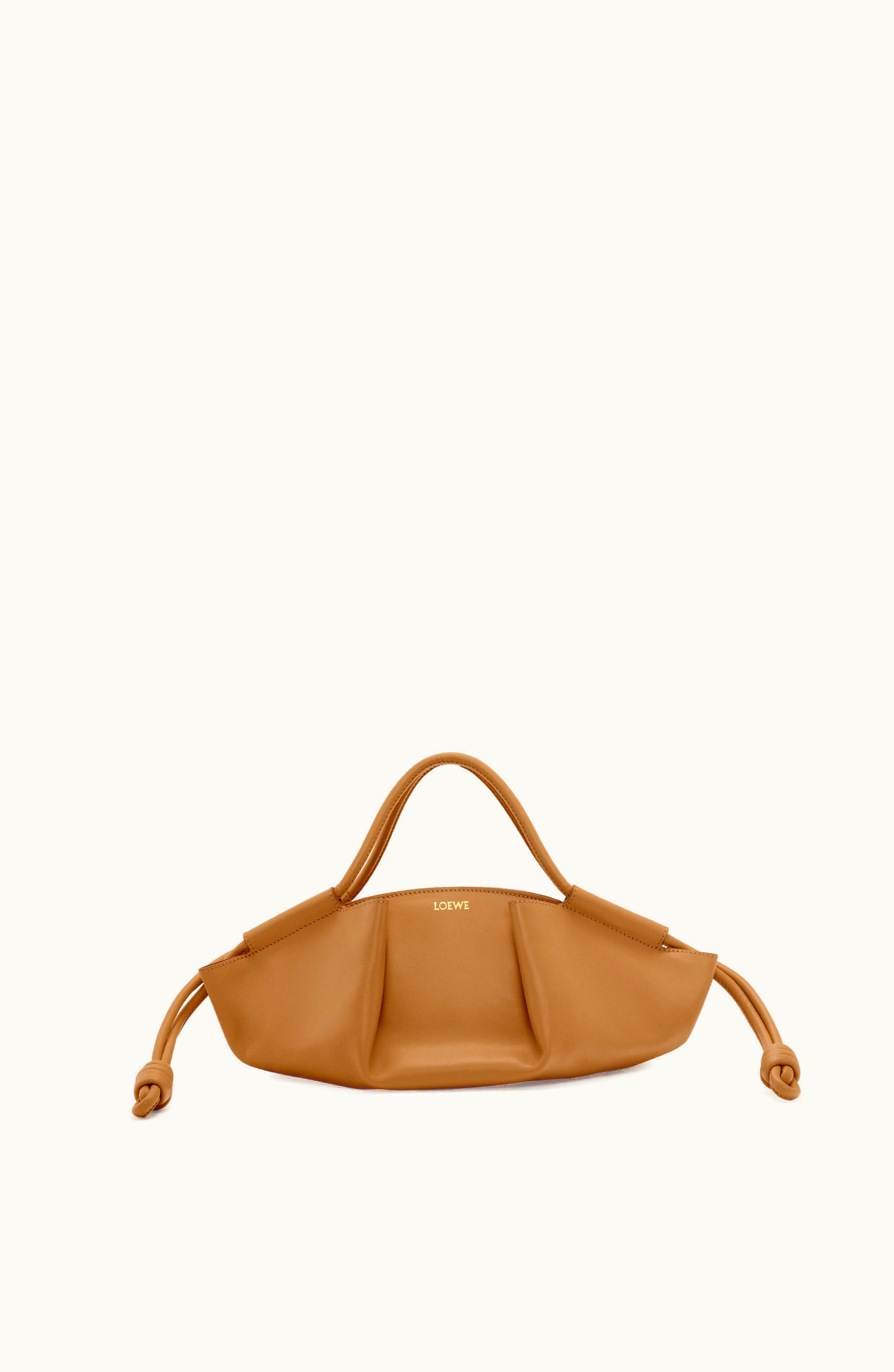 Loewe Loewe Small Paseo Bag In Shiny Nappa Calfskin Oak