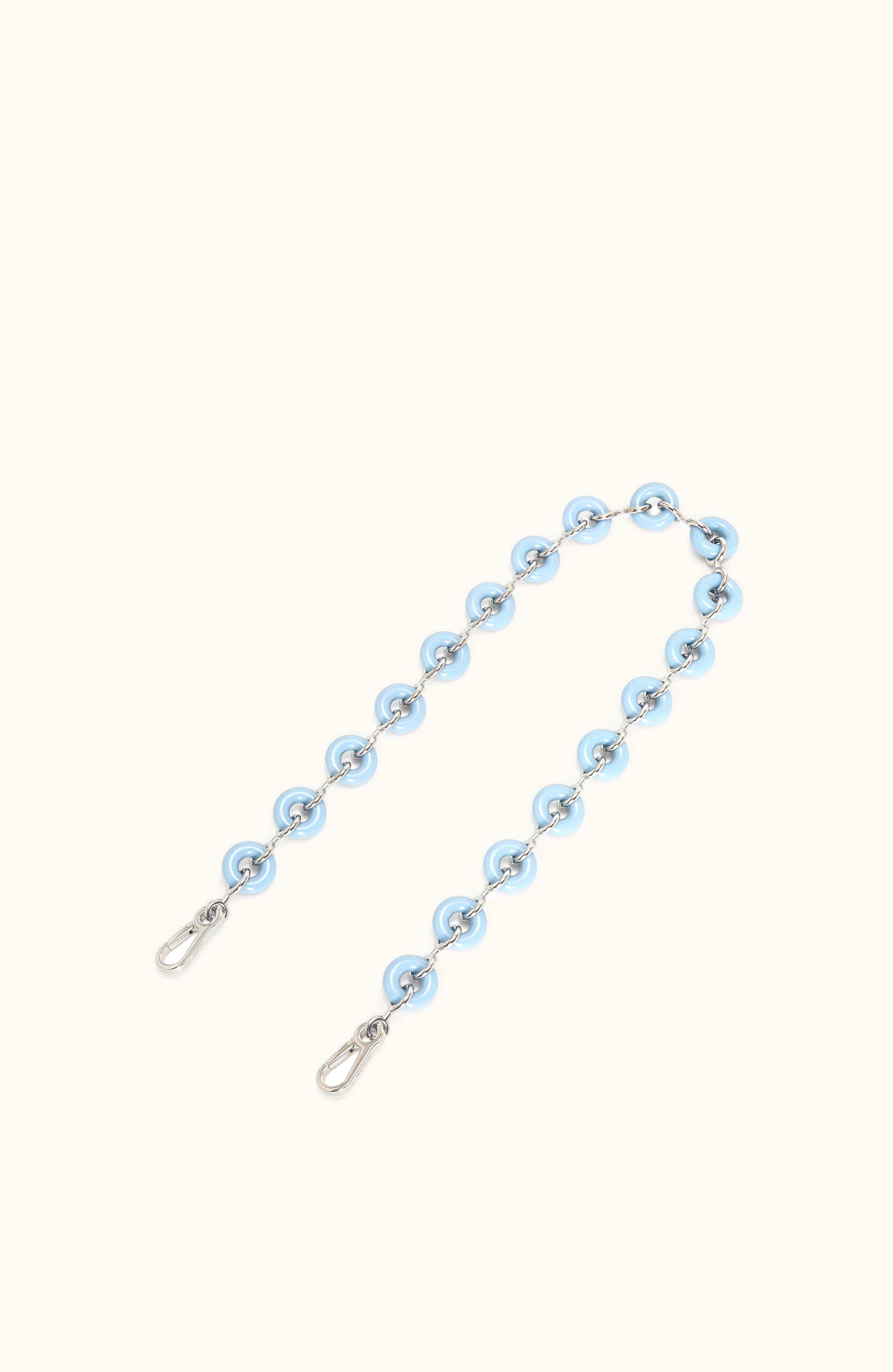 Loewe Loewe Donut Chain In Resin Dusty Blue / Palladium