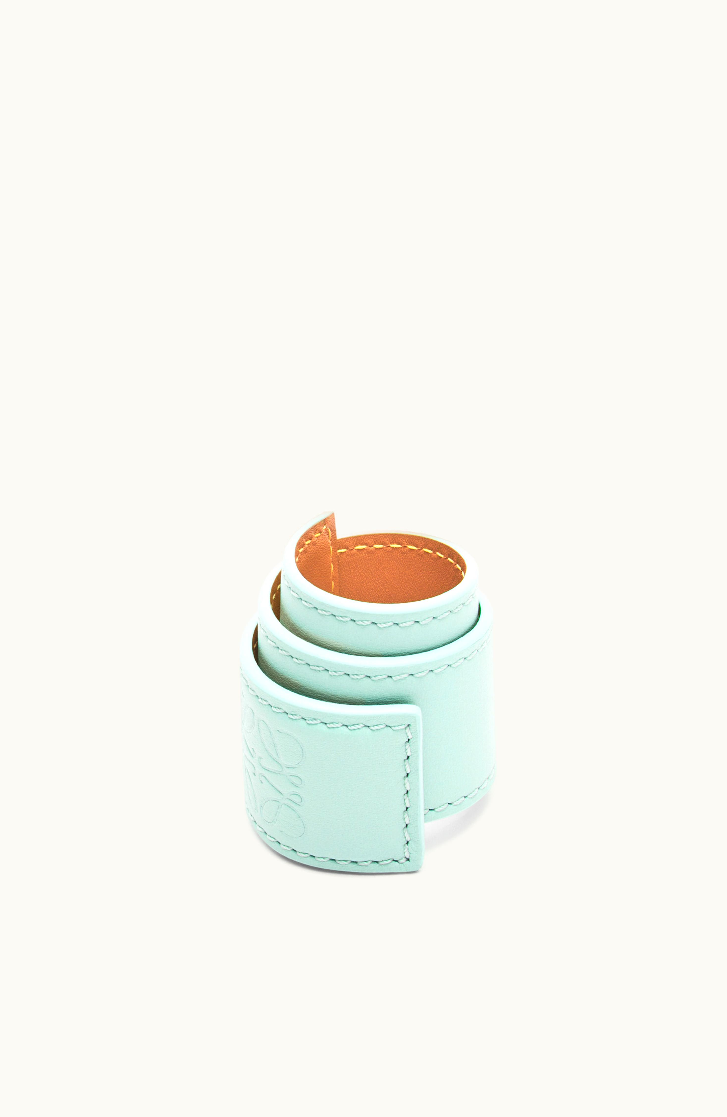 Loewe Loewe Small Slap Bracelet In Calfskin Light Celadon