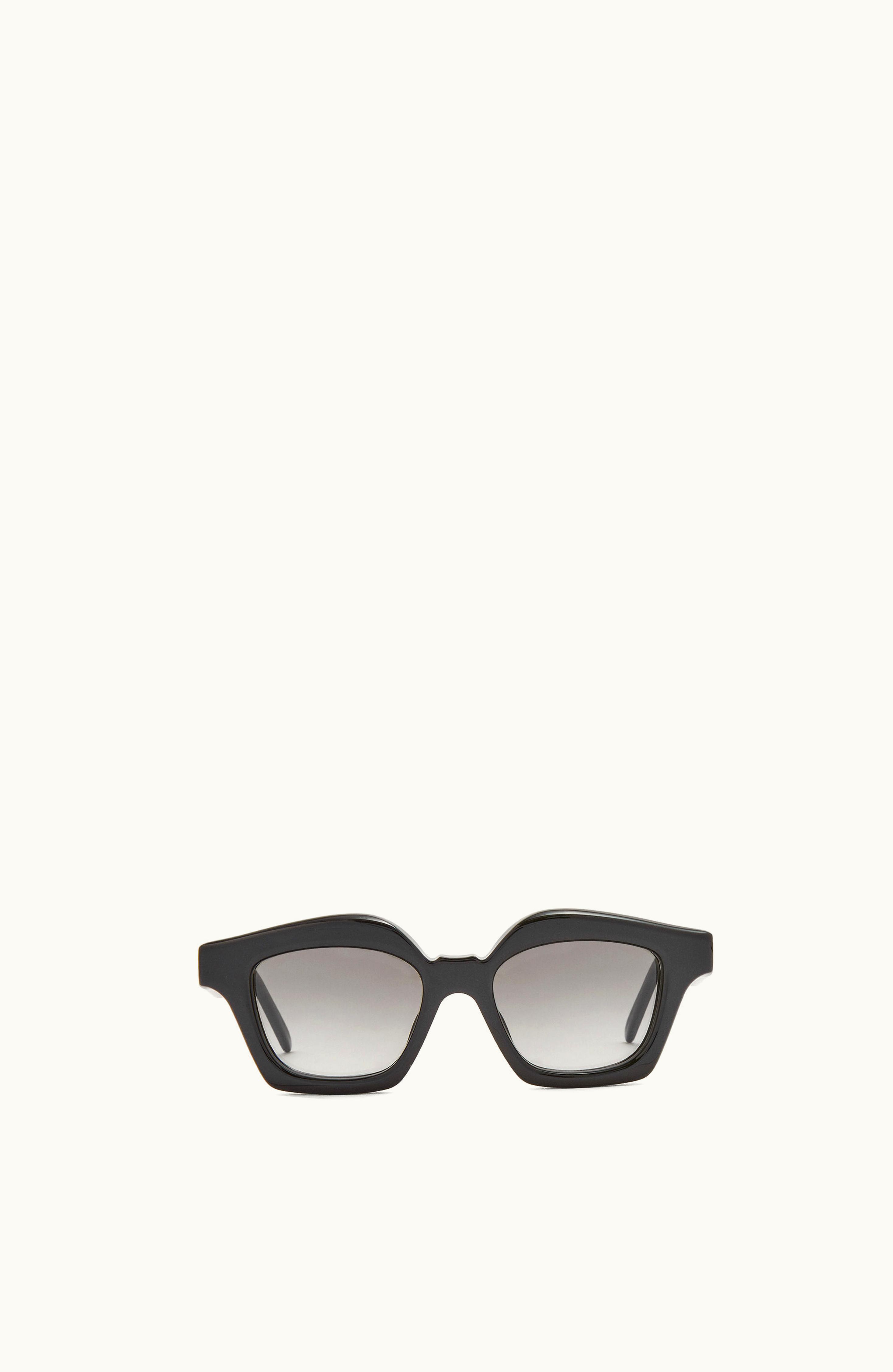 Loewe Loewe Small Browline Sunglasses In Acetate Shiny Black