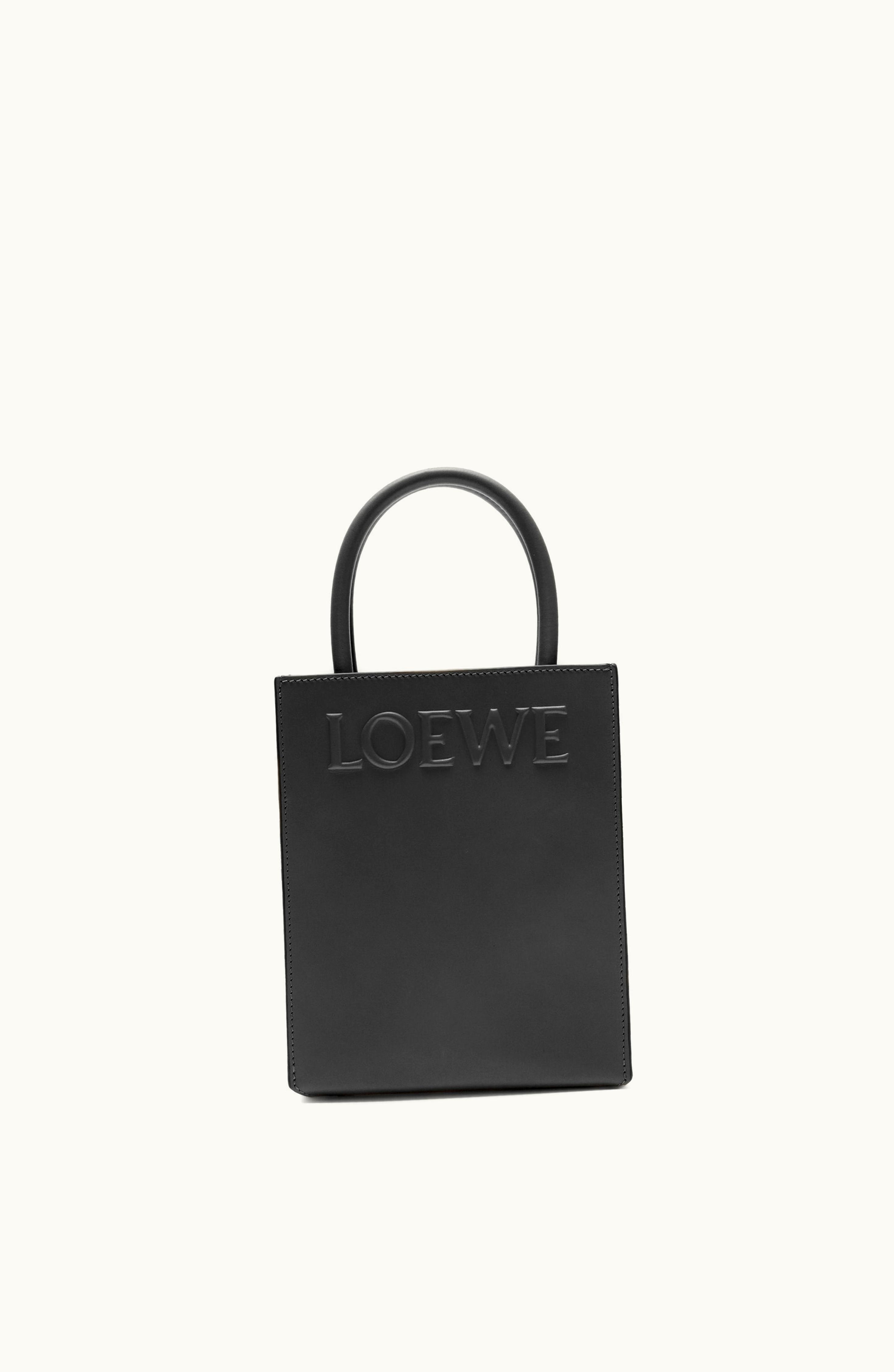 Loewe Loewe Standard A5 Tote In Sleek Calfskin Black