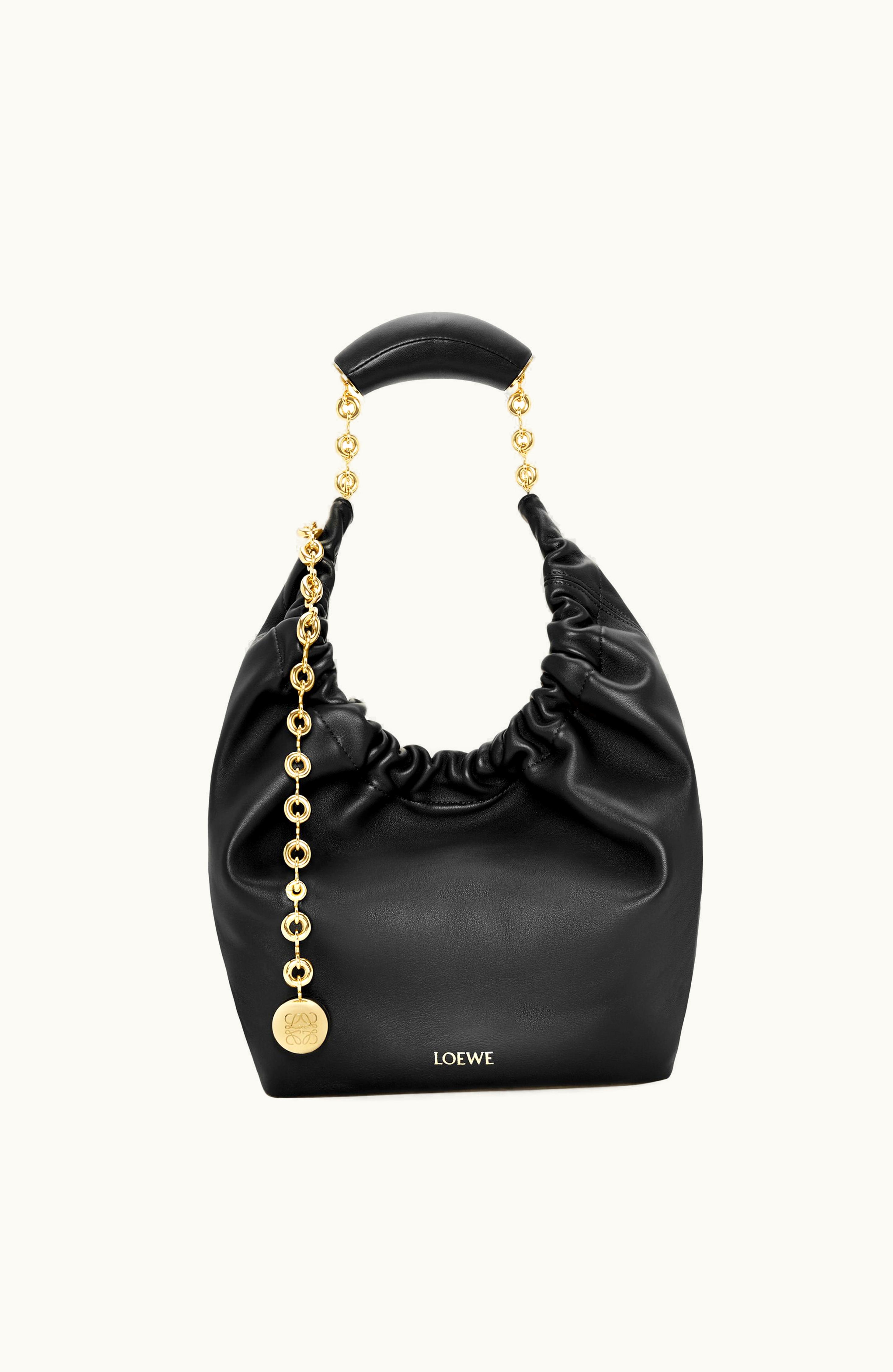 Loewe Loewe Small Squeeze Bag In Nappa Lambskin Black