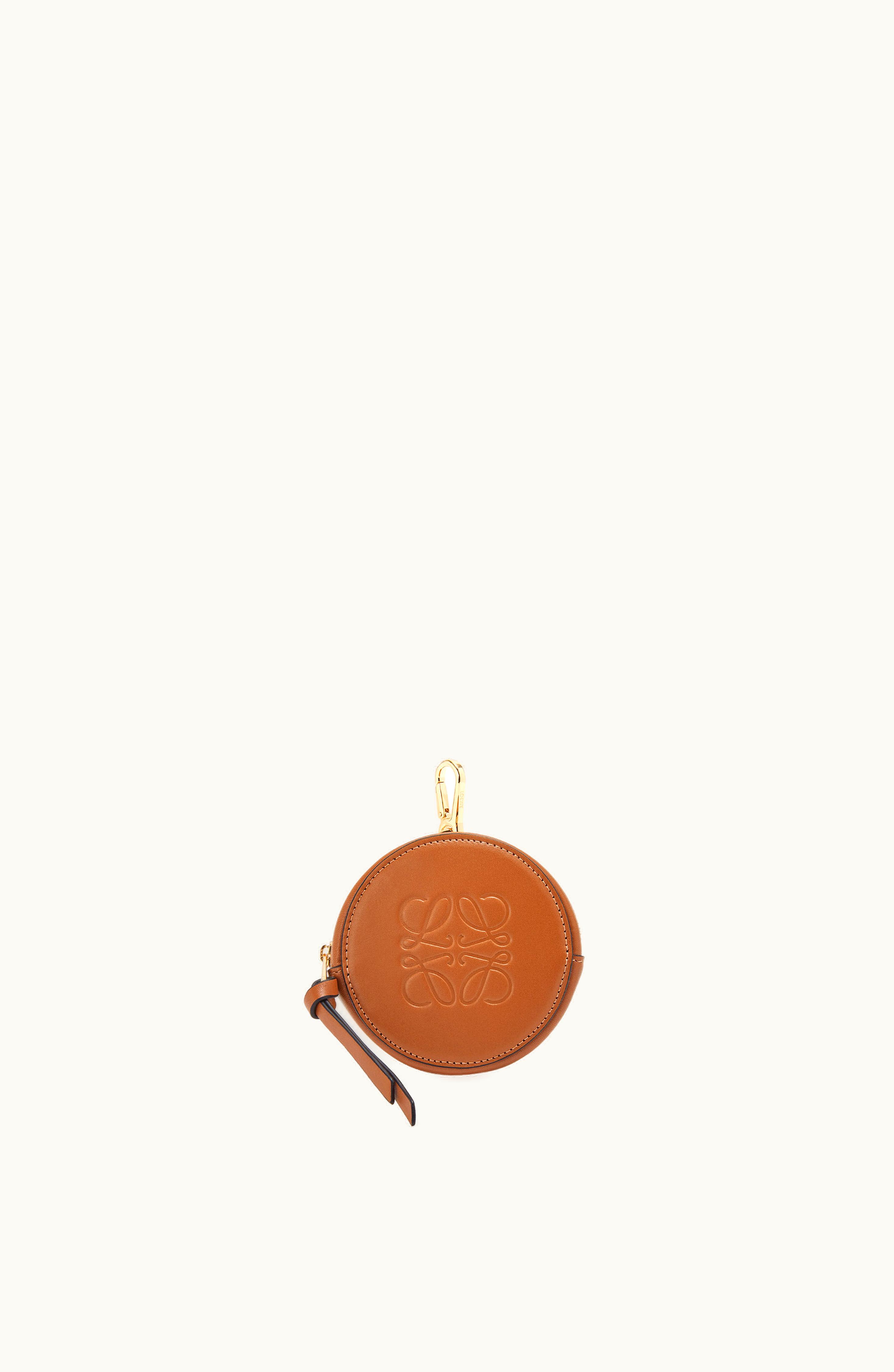 Loewe Loewe Mini Cookie Pouch In Soft Calfskin Tan