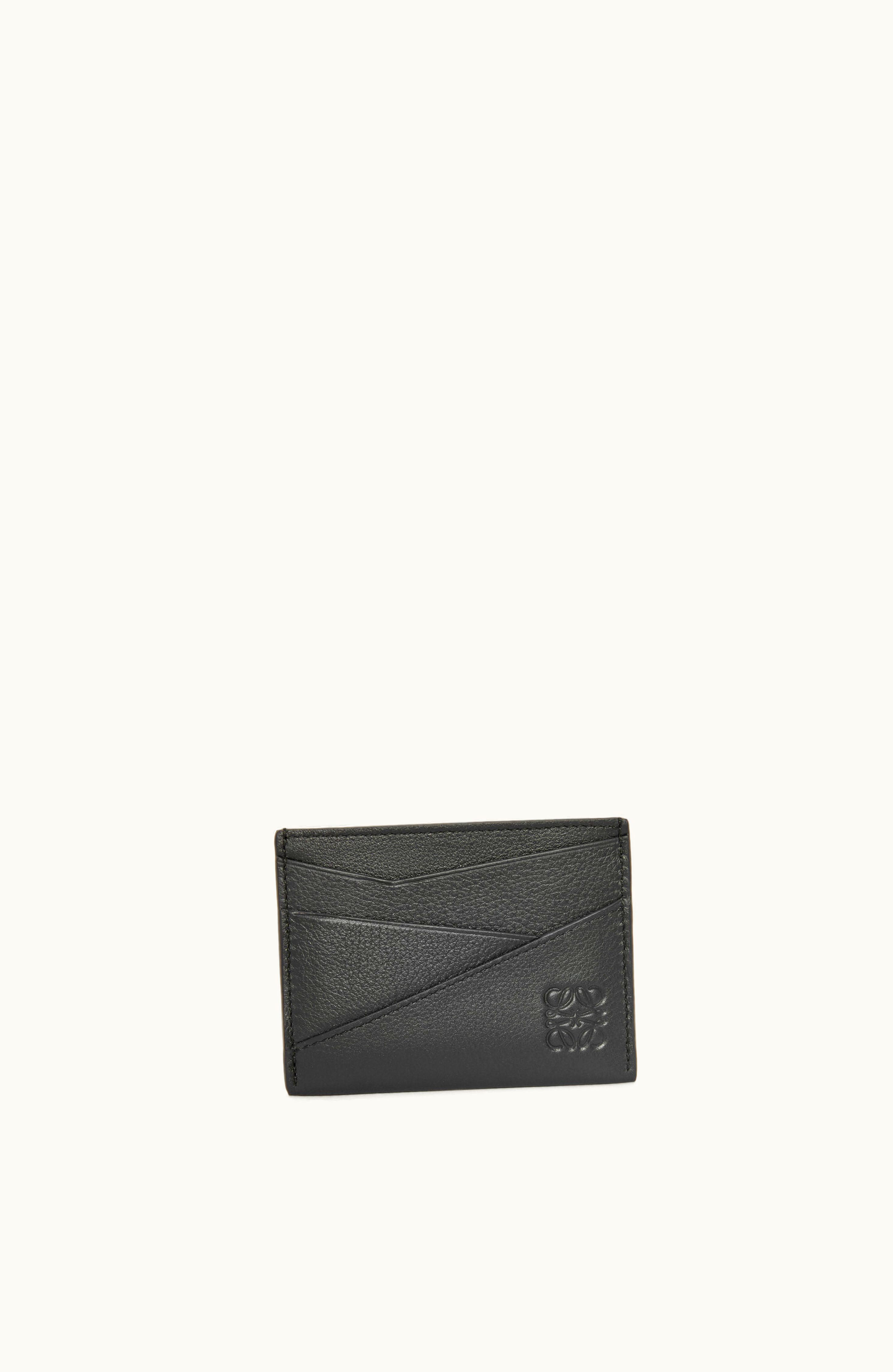 Loewe Loewe Puzzle Plain Cardholder In Classic Calfskin Black