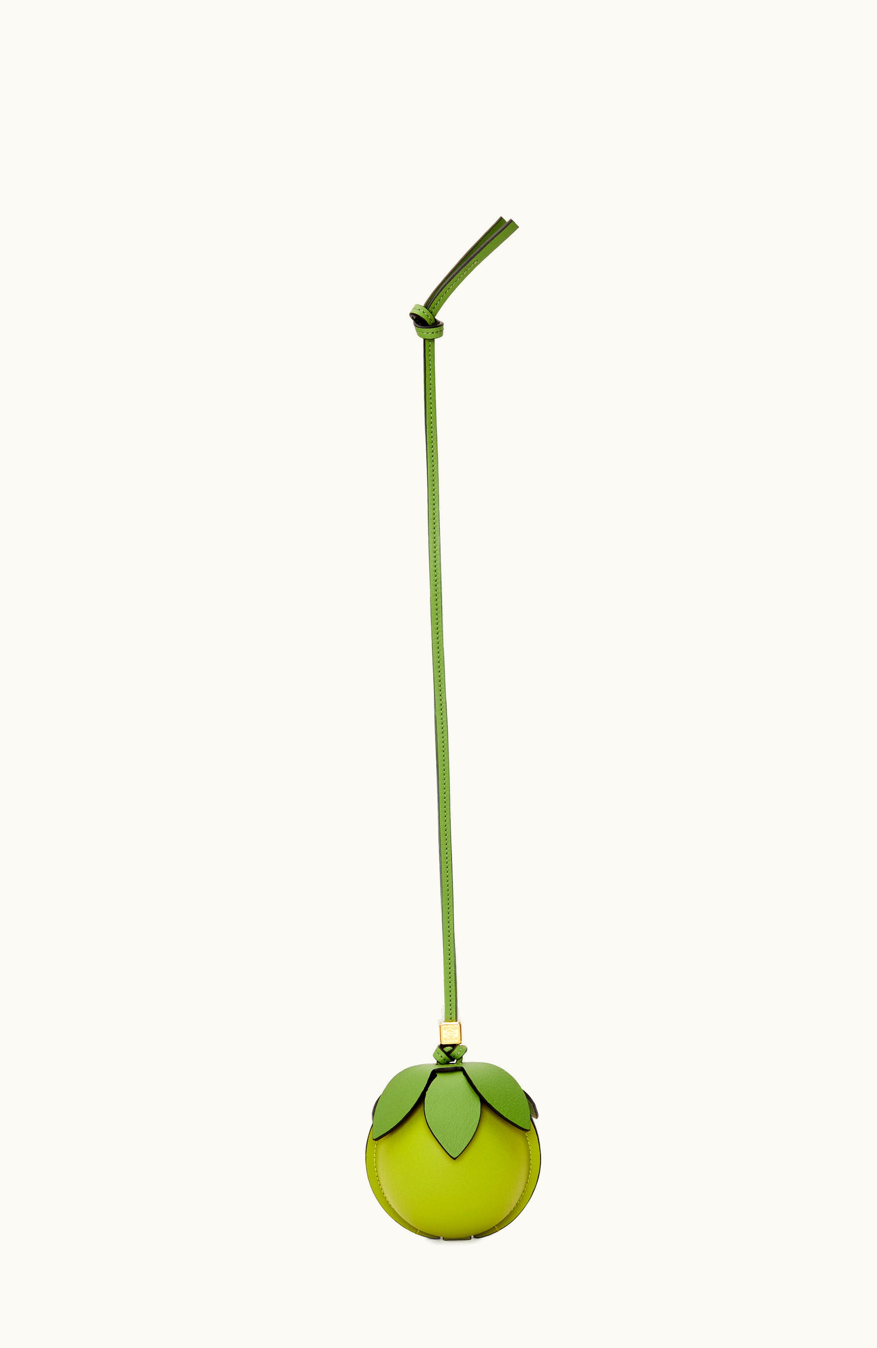 Loewe Loewe Lime Pouch In Classic Calfskin Meadow Green