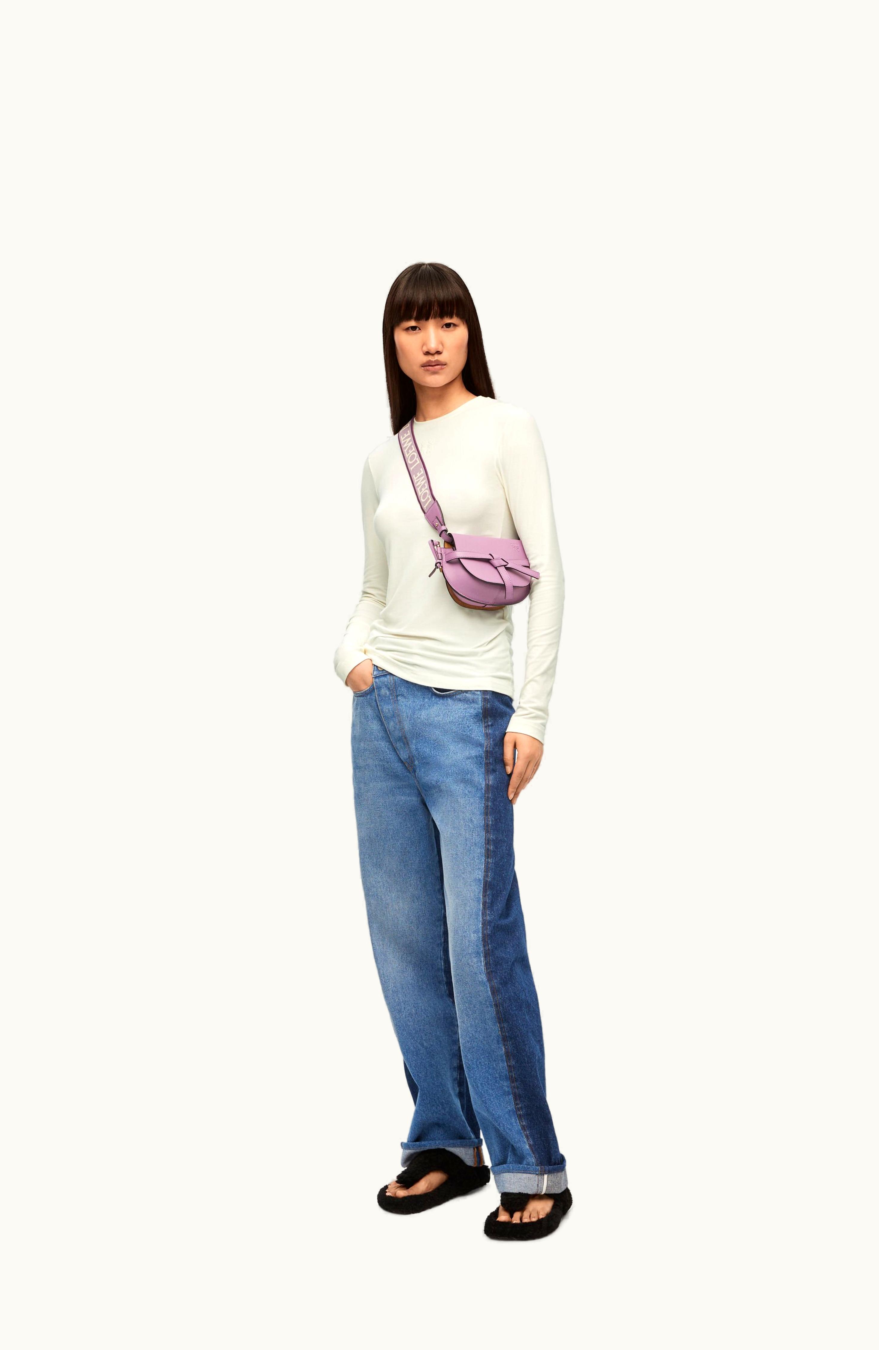 Loewe Loewe Long Sleeve Top In Modal Ivory