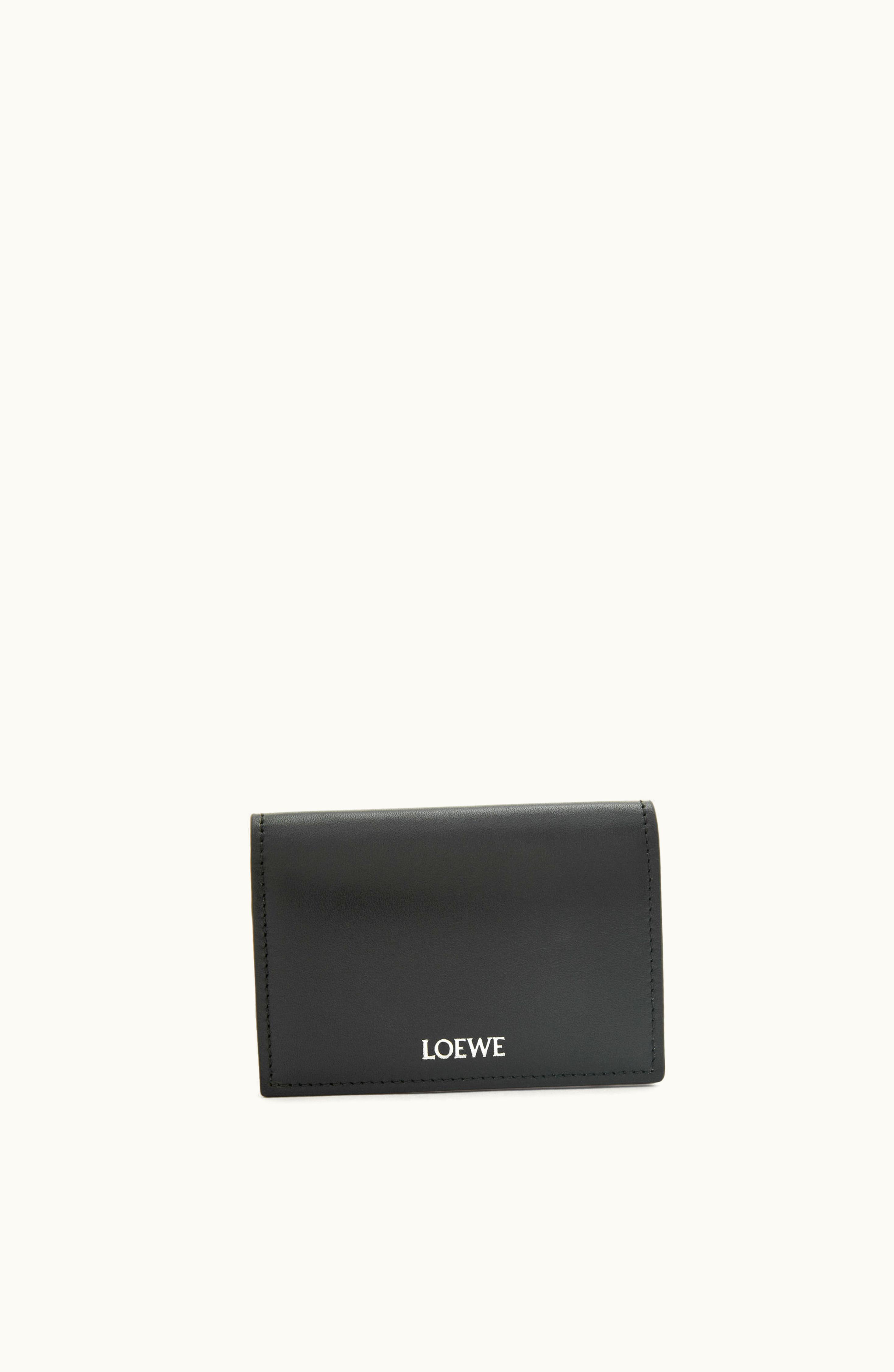 Loewe Loewe Slim Bifold Cardholder In Shiny Nappa Calfskin Black