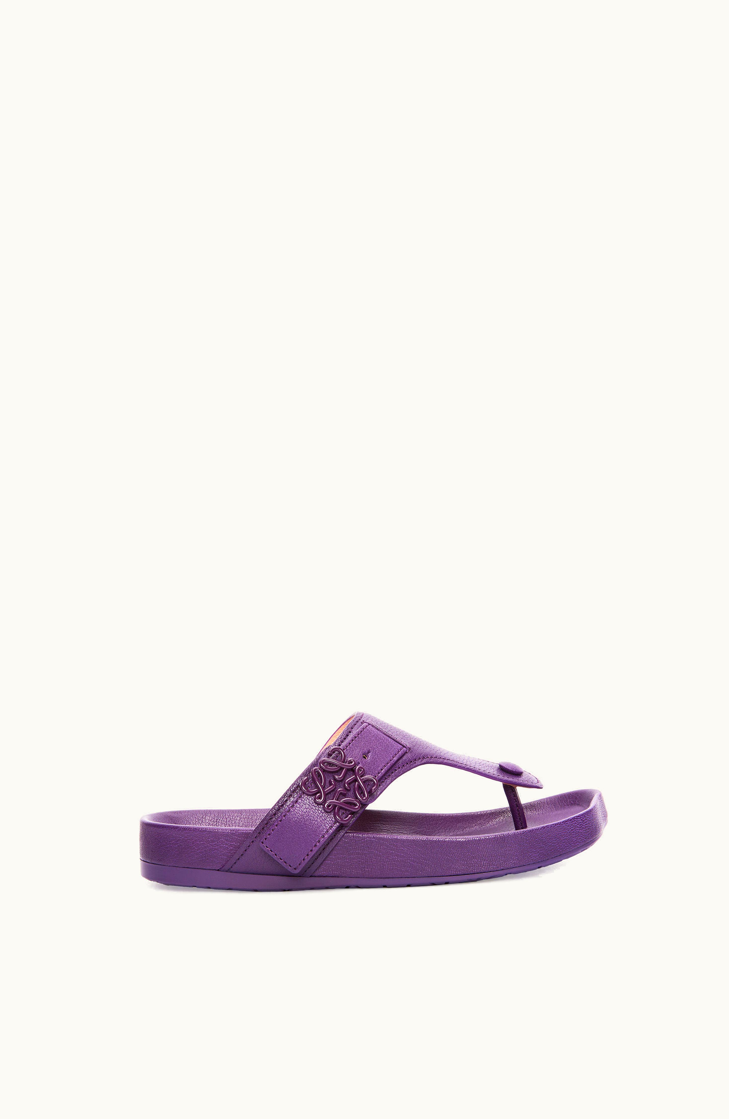 Loewe Loewe Ease Toe Post Sandal In Goatskin Mali