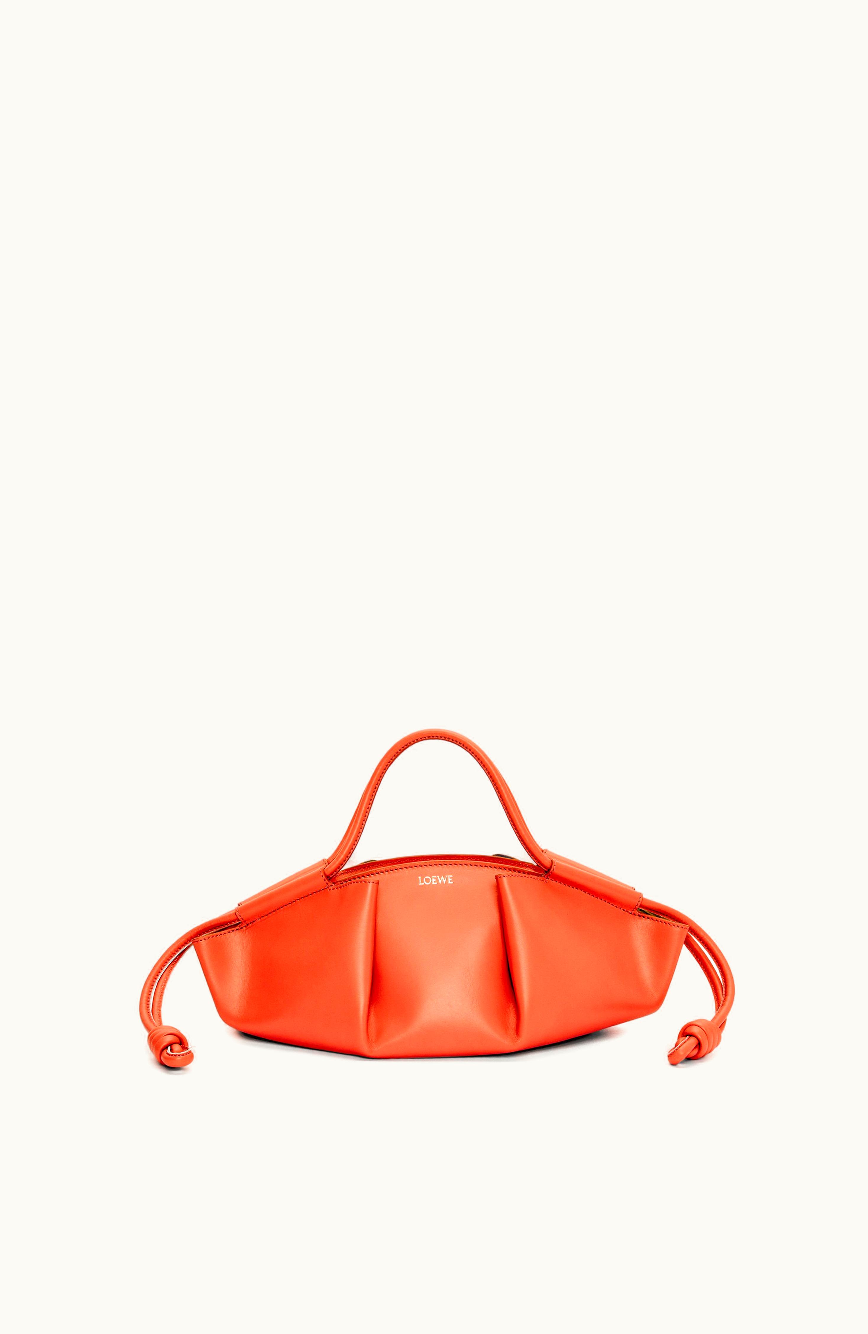 Loewe Loewe Small Paseo Bag In Shiny Nappa Calfskin Sunrise Orange