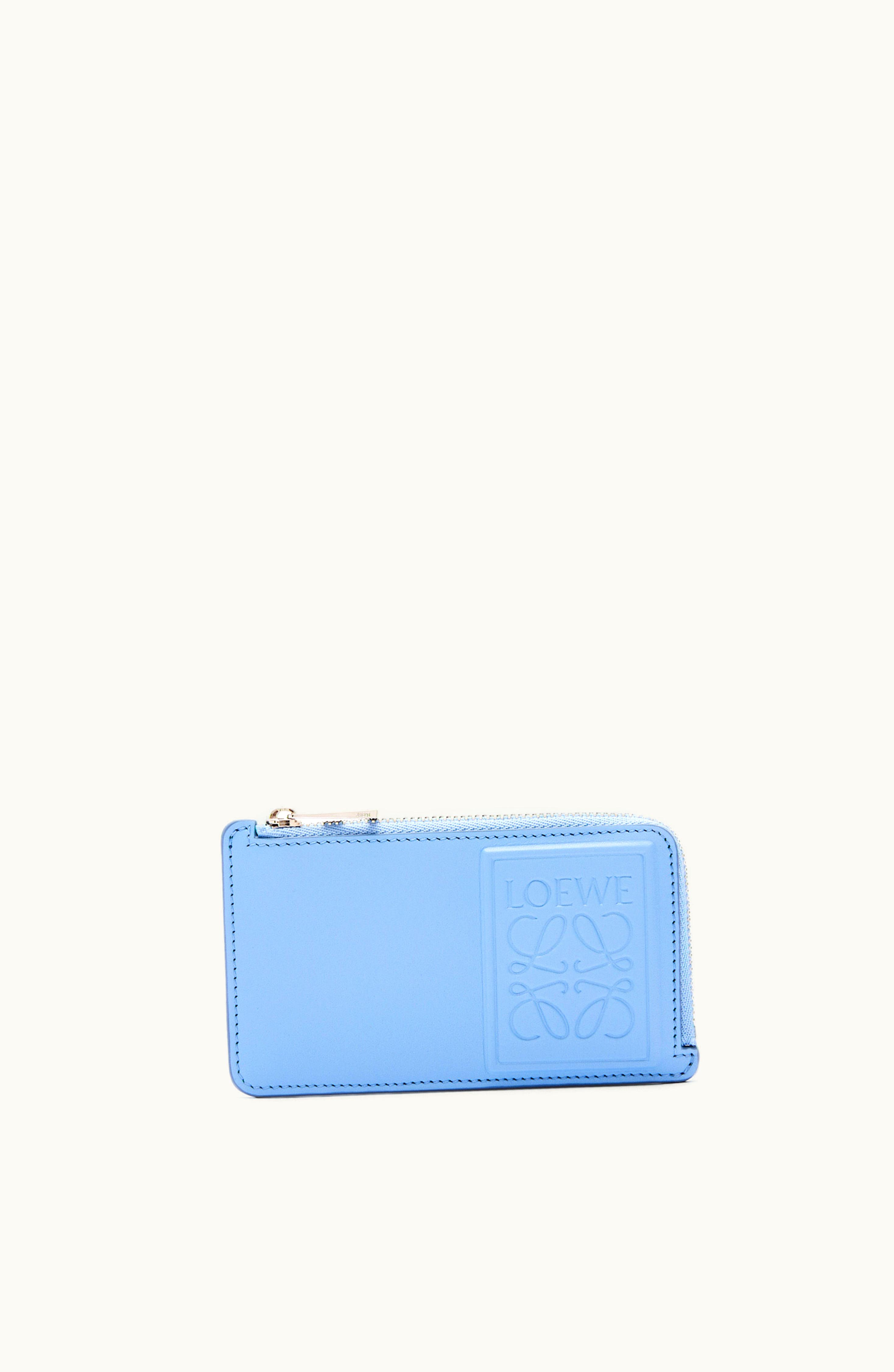Loewe Loewe Coin Cardholder In Satin Calfskin Olympic Blue