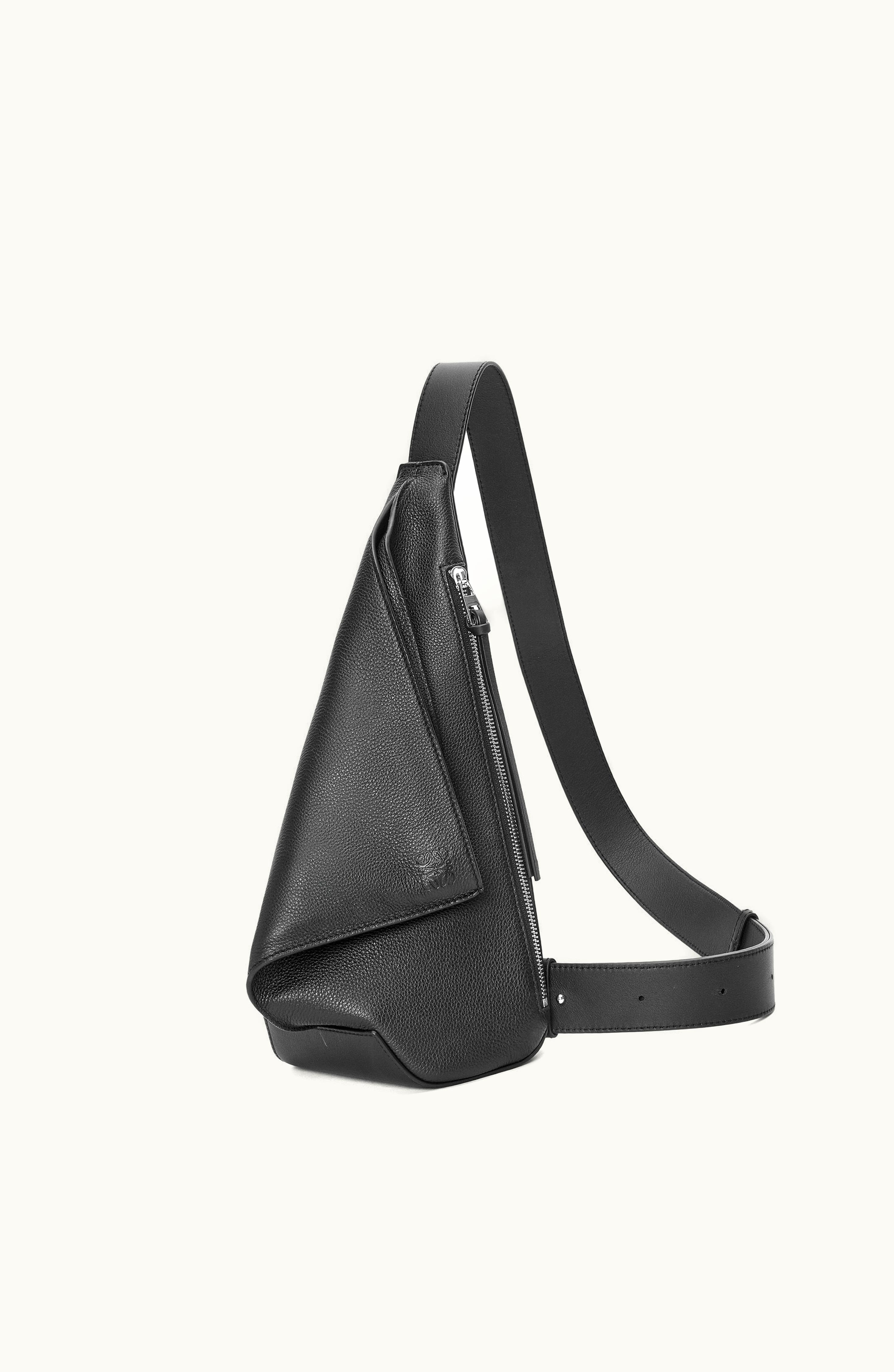 Loewe Loewe Anton Sling In Soft Grained Calfskin Black