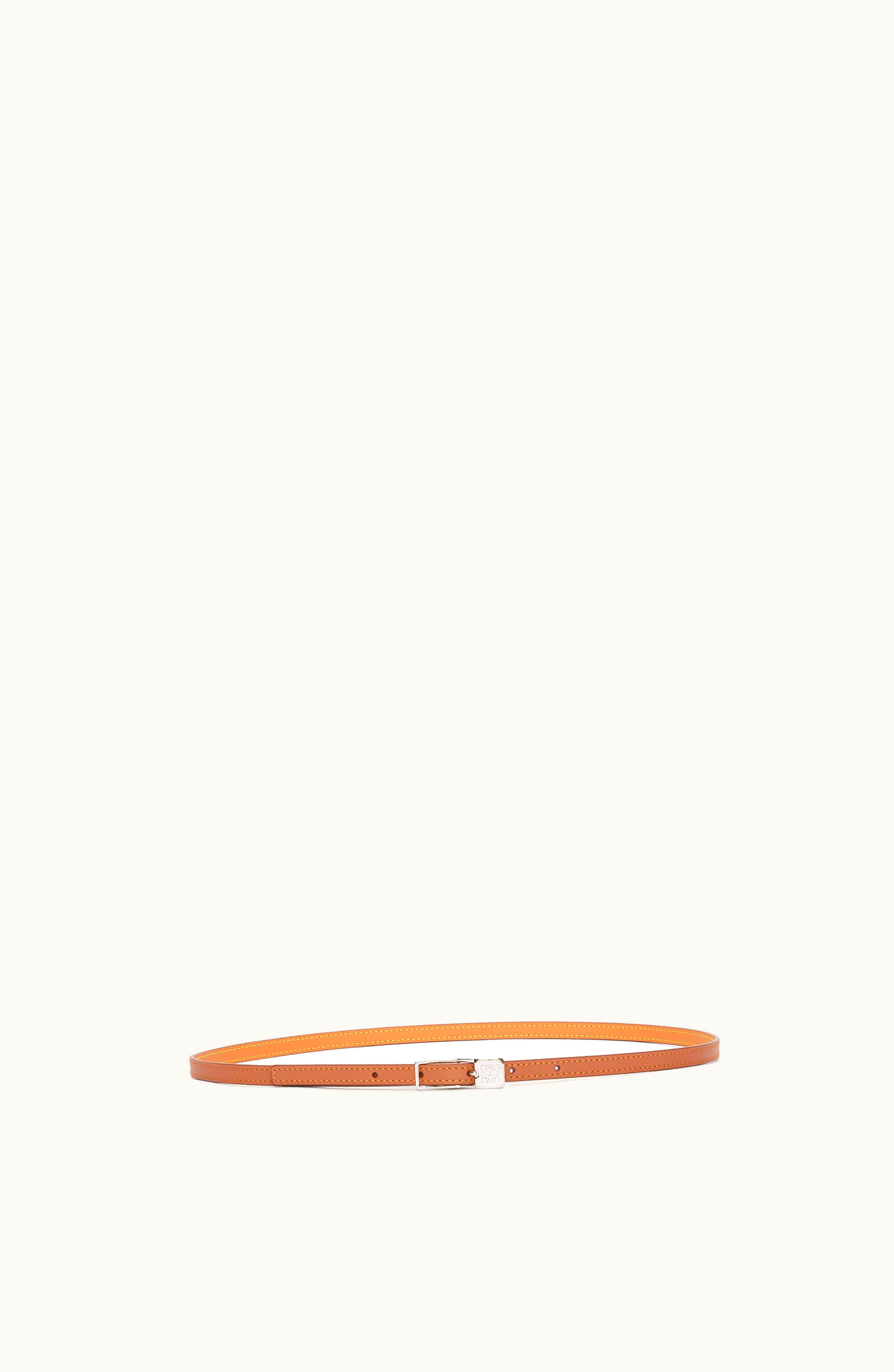 Loewe Loewe Anagram Padlock Belt In Smooth Calfskin Tan