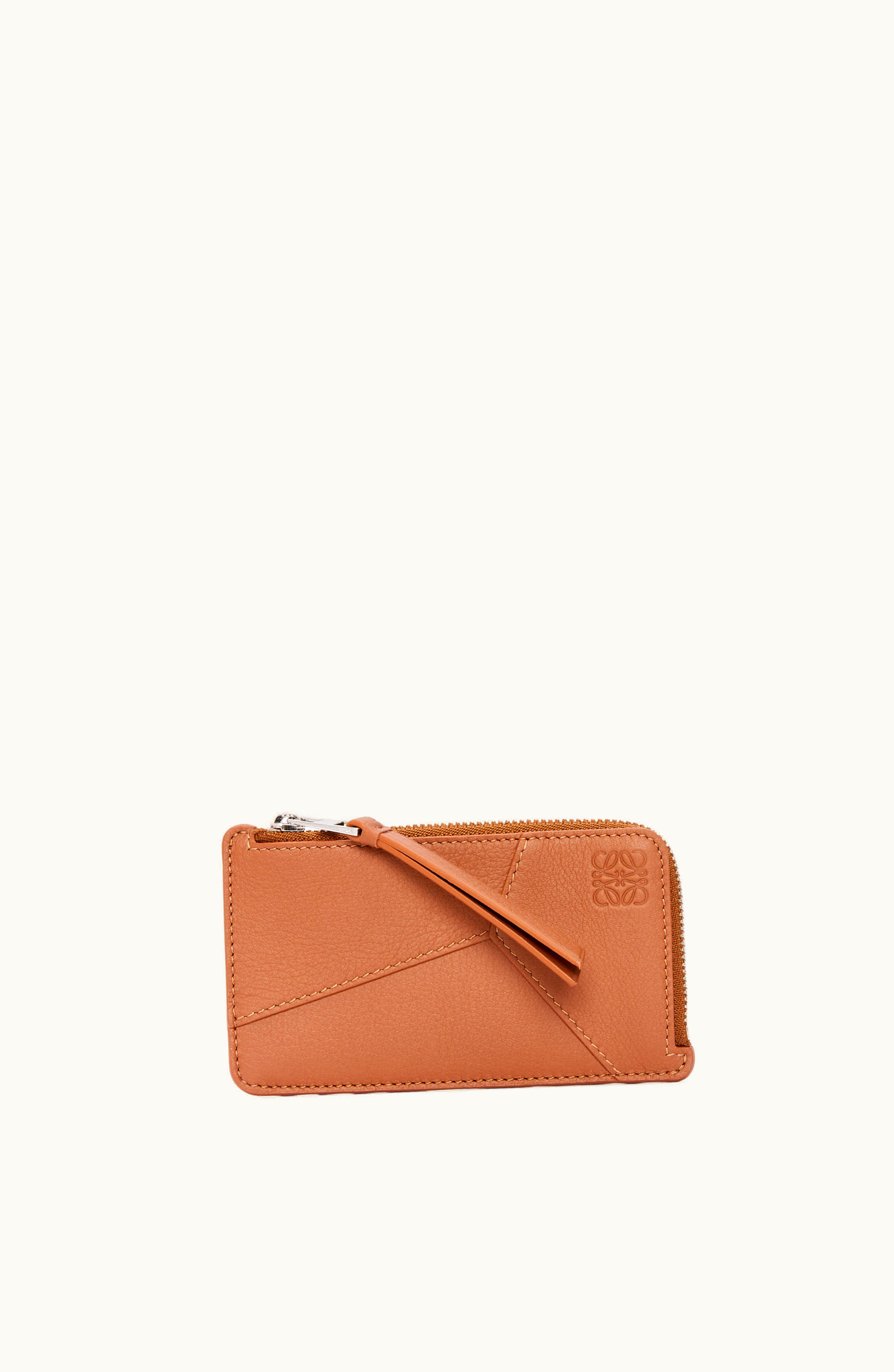 Loewe Loewe Puzzle Coin Cardholder In Classic Calfskin Tan