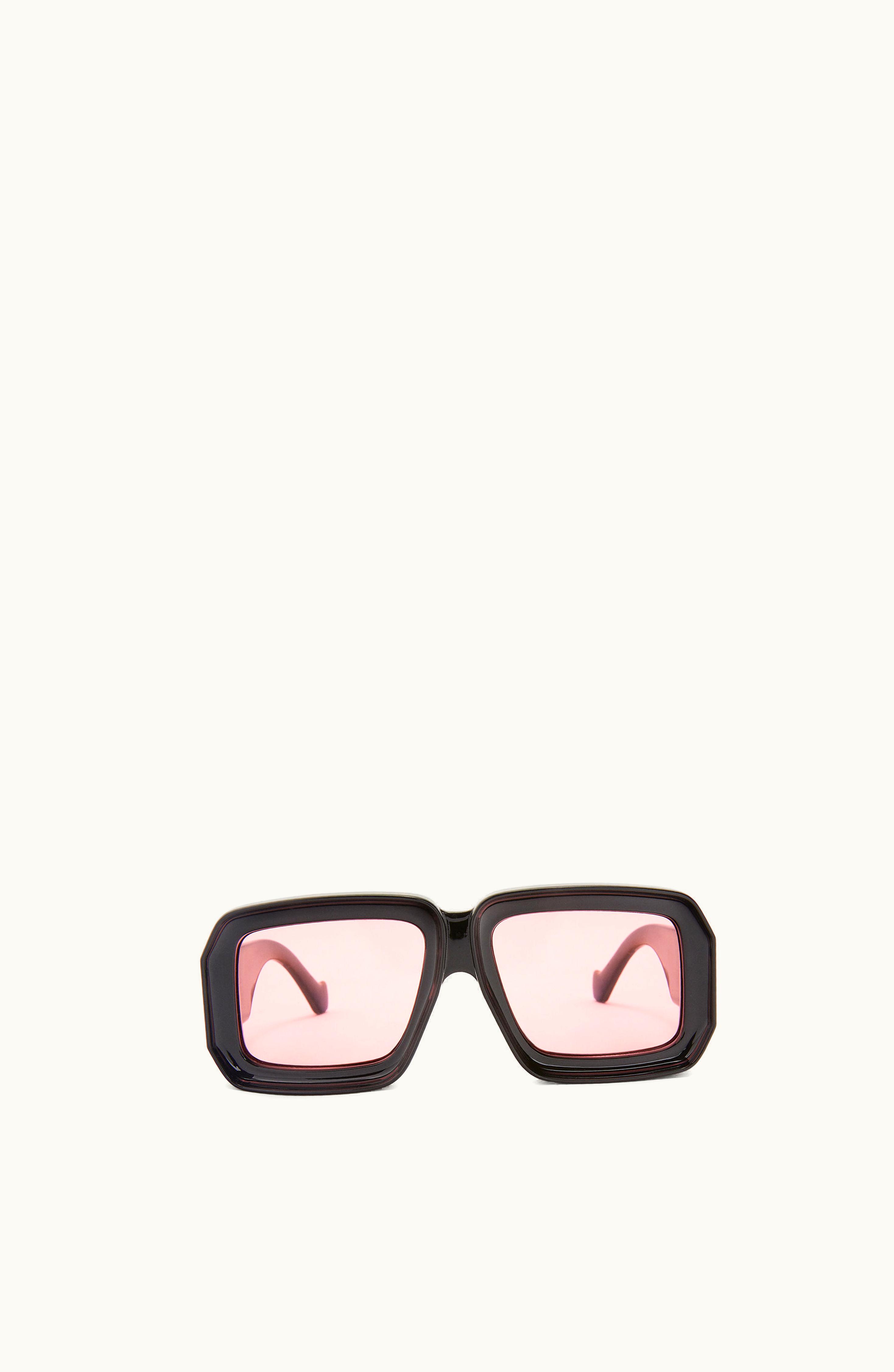 Loewe Loewe Paula's Ibiza Dive In Mask Sunglasses In Acetate Shiny Black