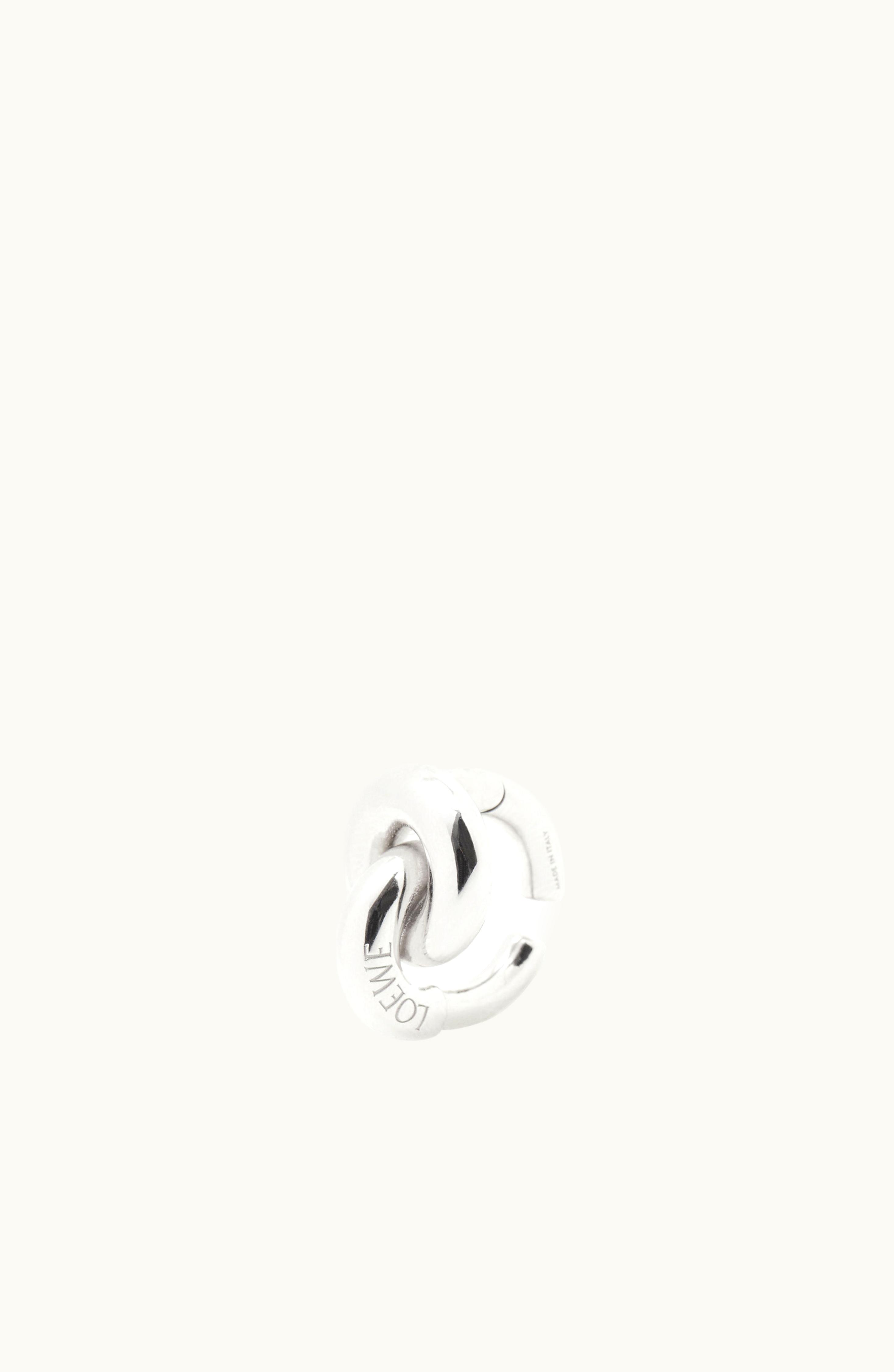 Loewe Loewe Donut Link Ear Cuff In Sterling Silver Silver