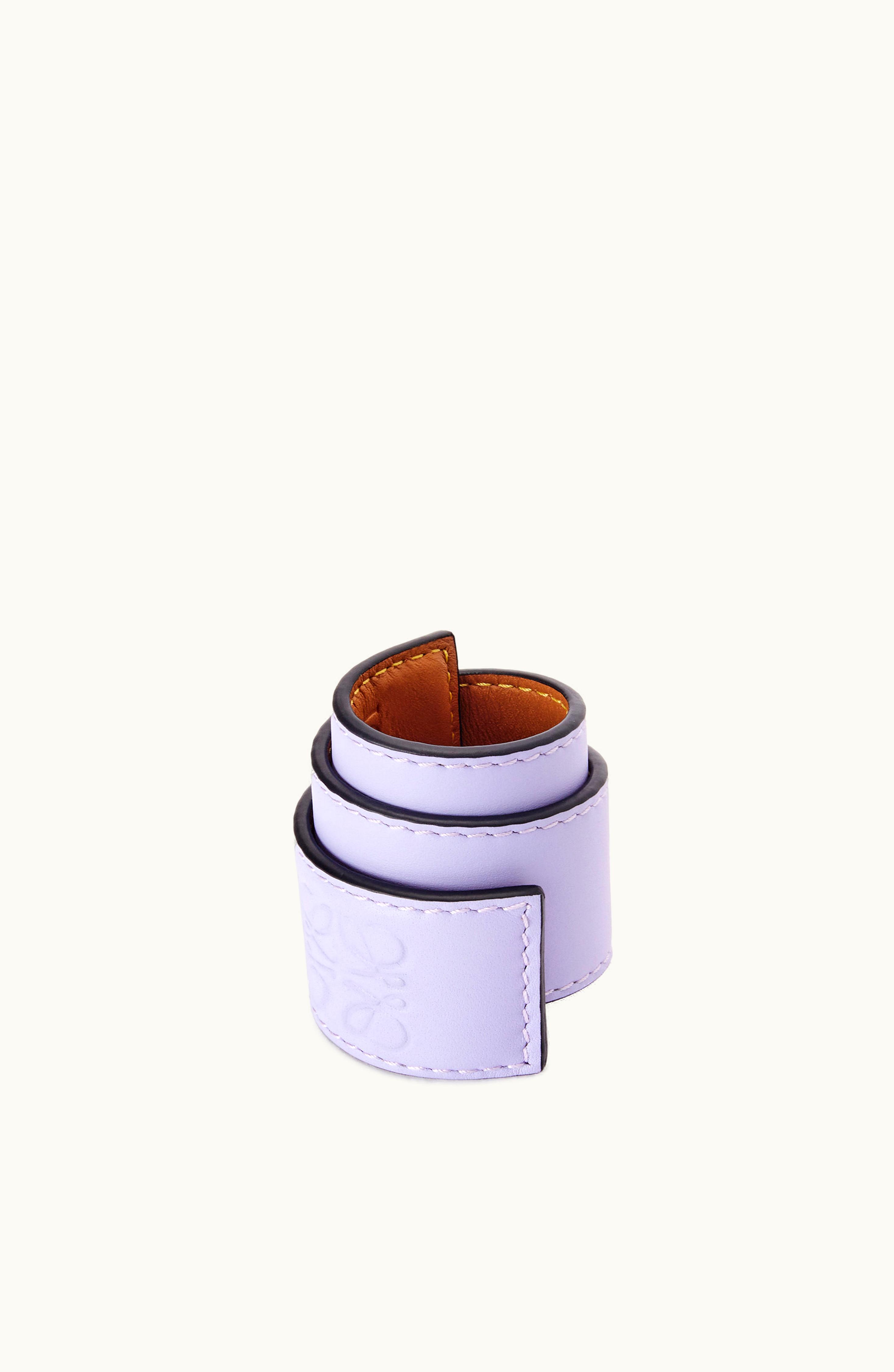 Loewe Loewe Small Slap Bracelet In Calfskin Bright Lavender