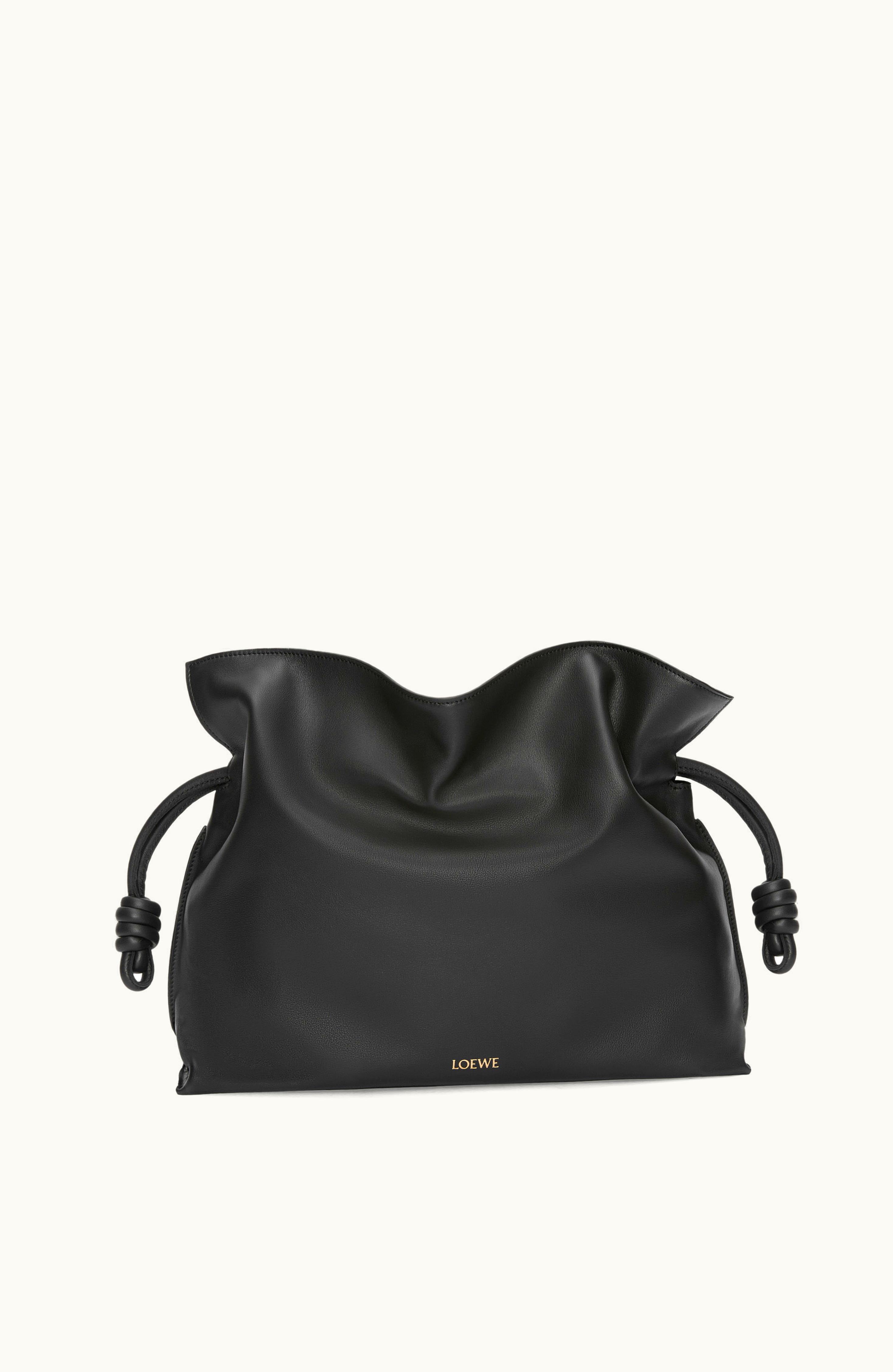 Loewe Loewe Large Flamenco Clutch In Nappa Calfskin Black
