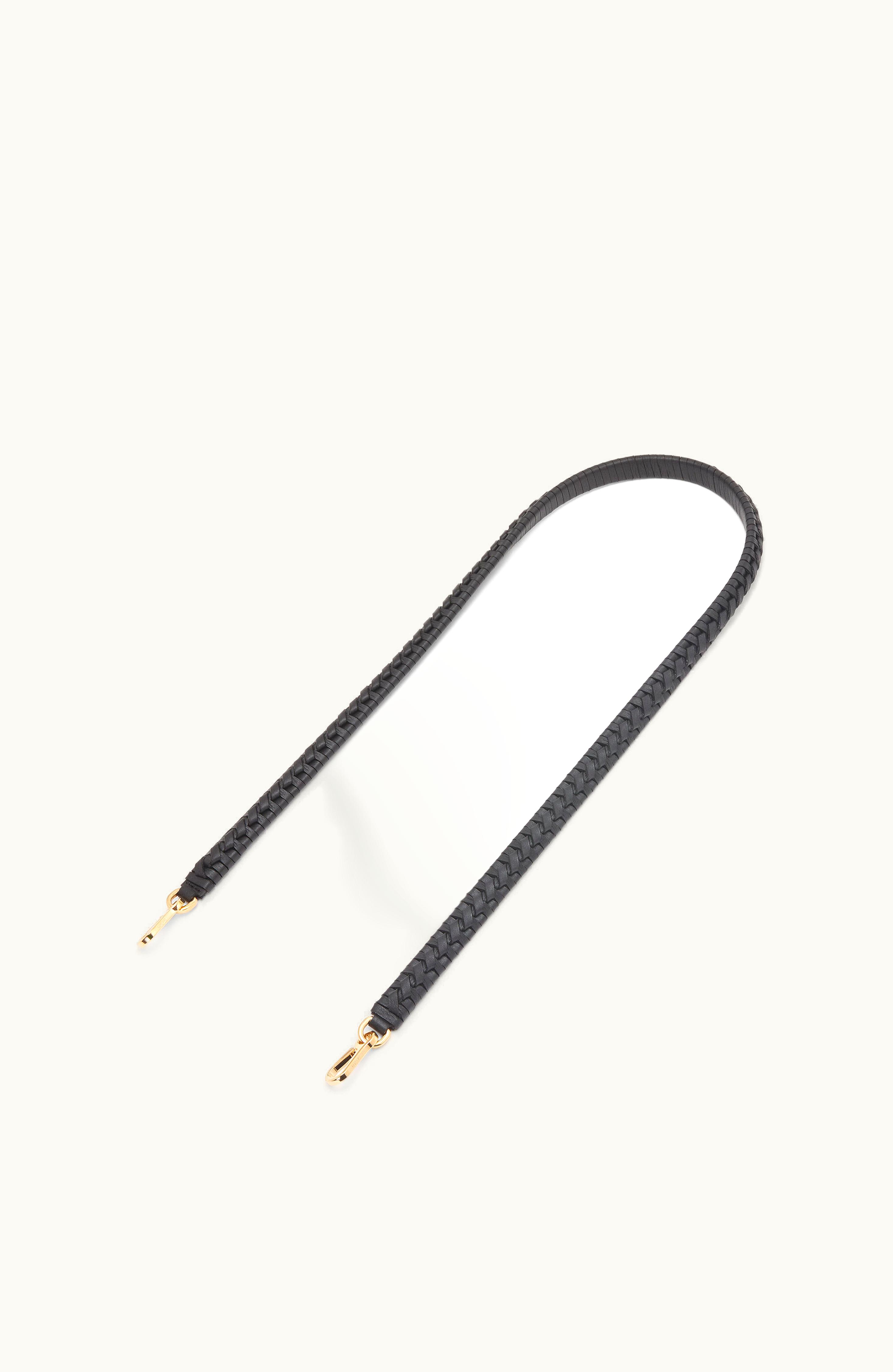 Loewe Loewe Spiral Weave Strap In Classic Calfskin Black