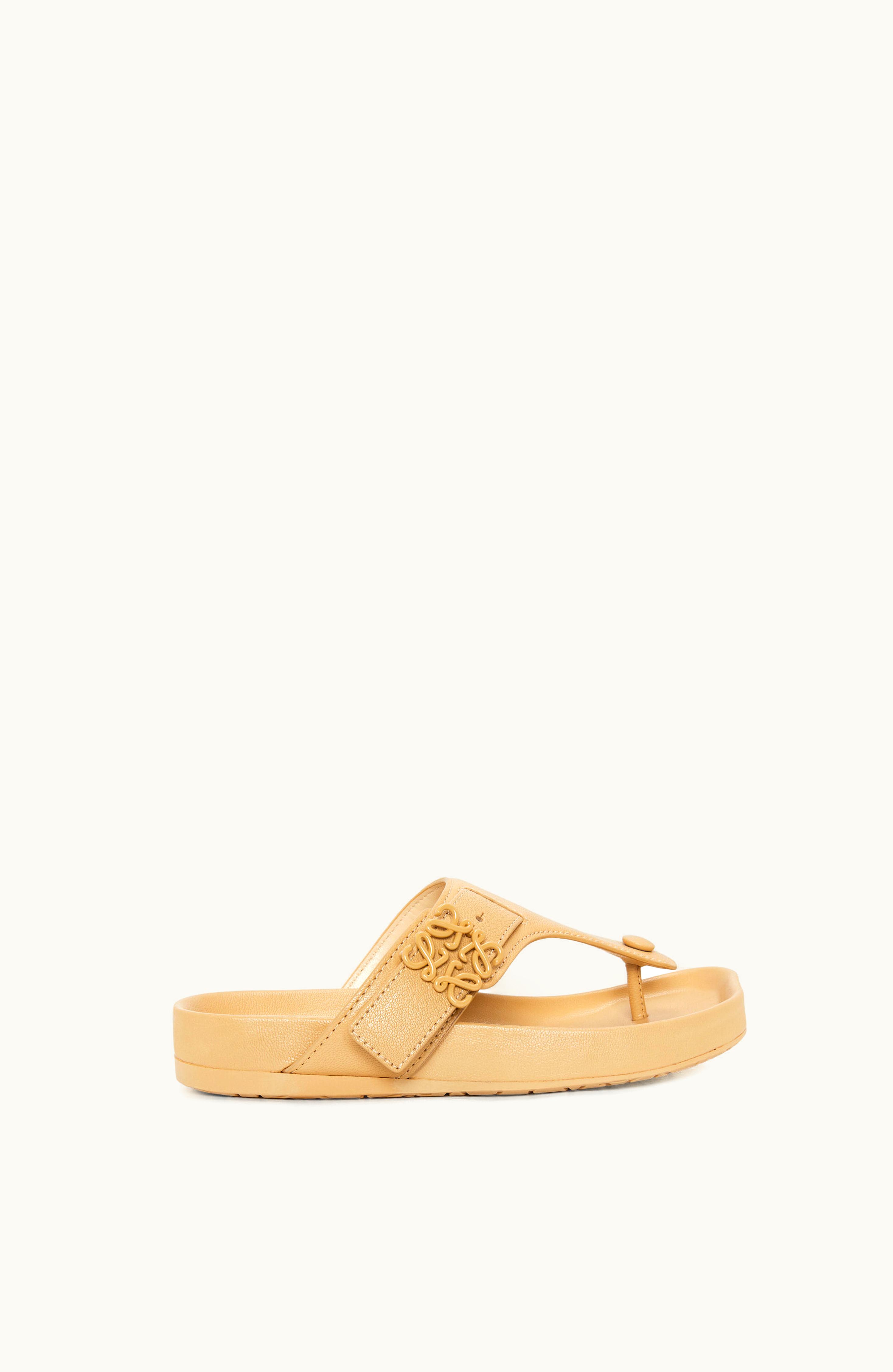 Loewe Loewe Ease Toe Post Sandal In Goatskin Medium Concealer