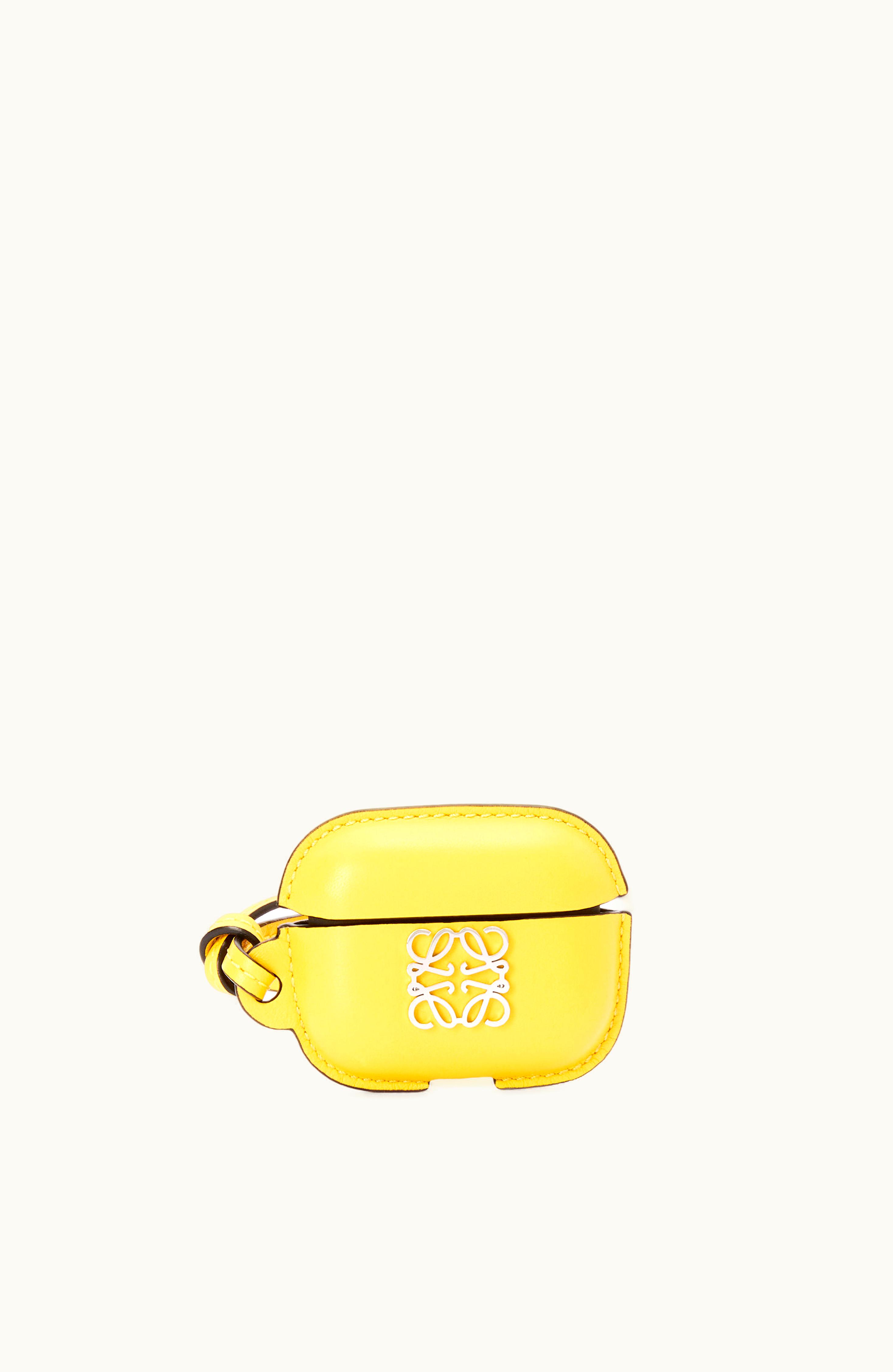 Loewe Loewe Airpod Pro Case In Smooth Calfskin Yellow