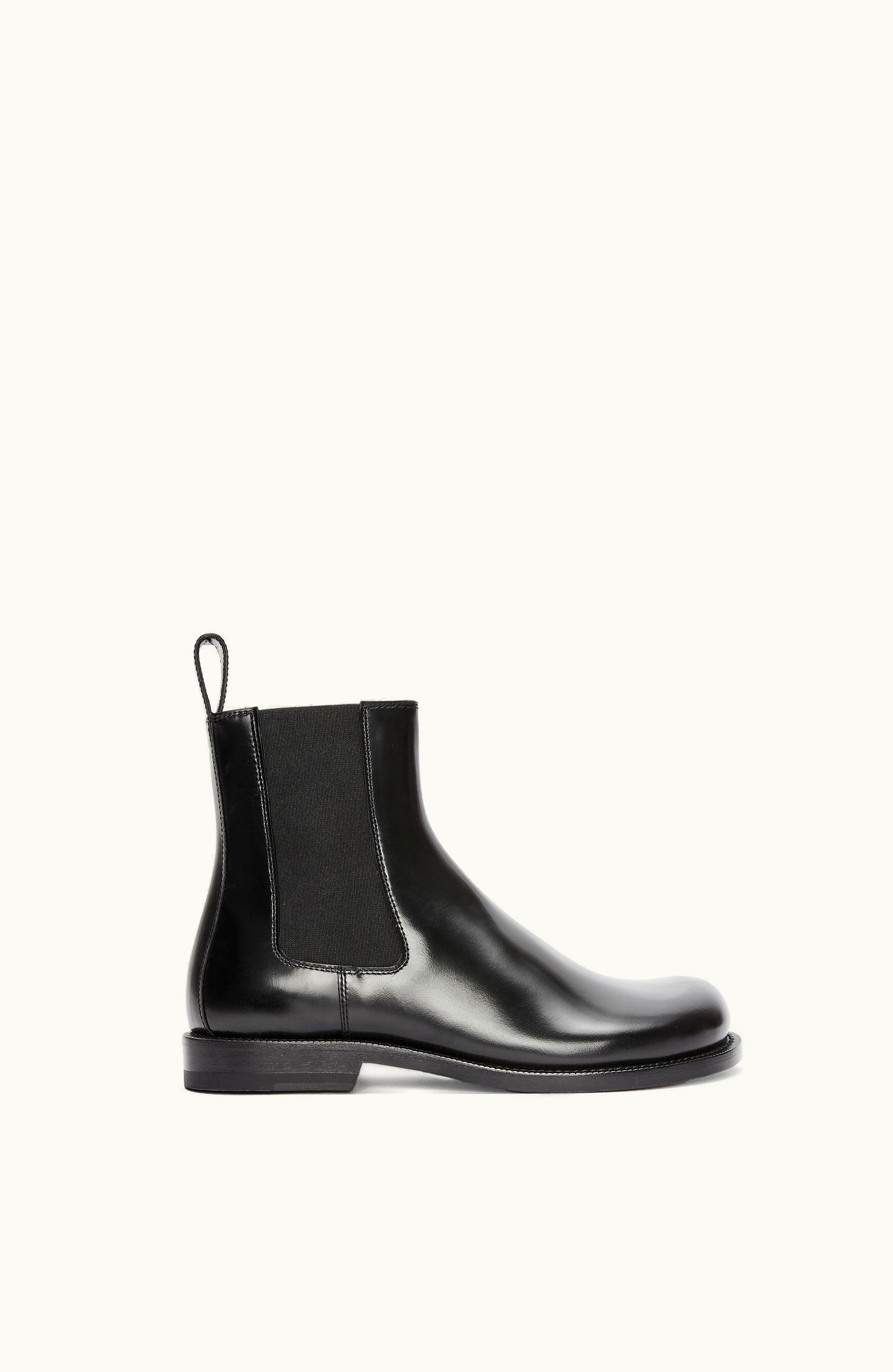 Loewe Loewe Campo Chelsea Boot In Brushed Calfskin Black
