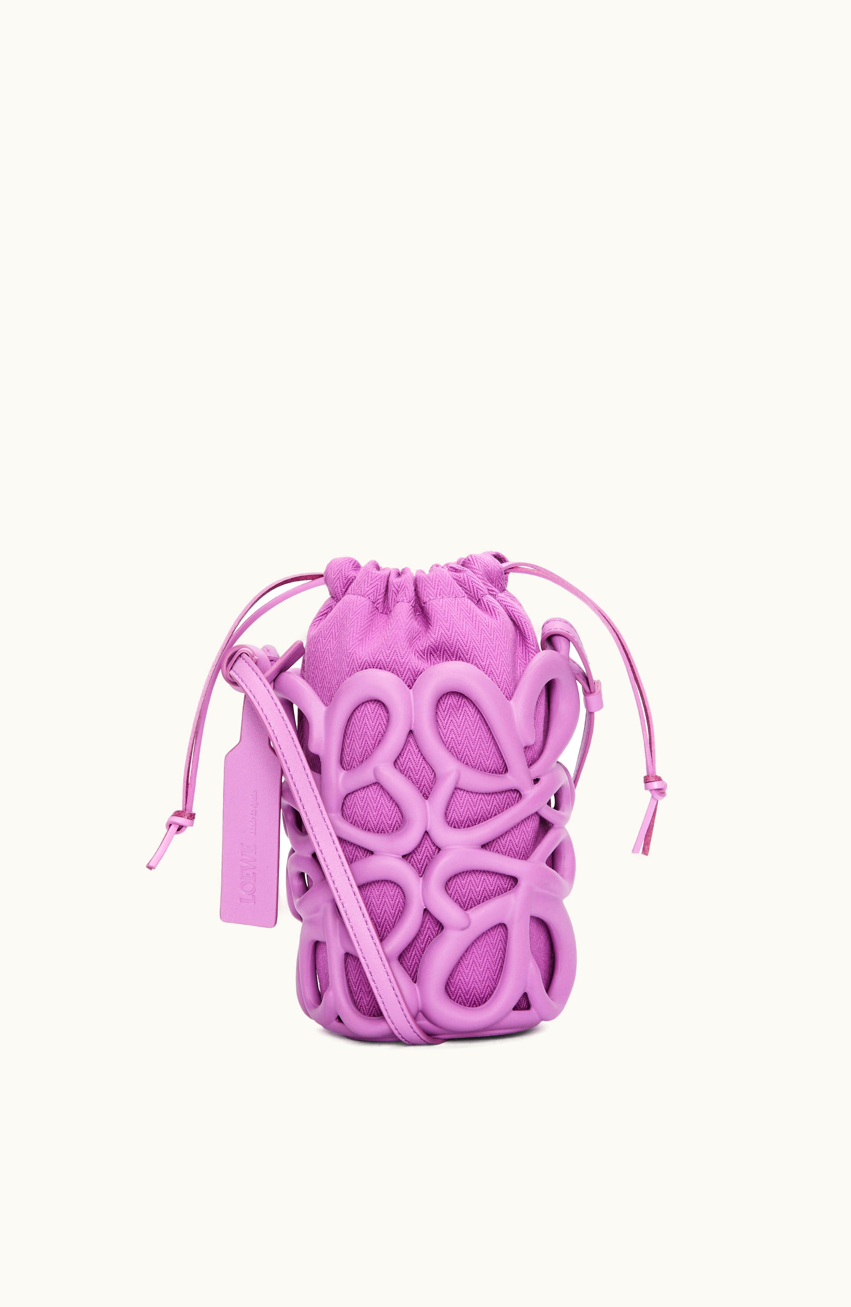 Loewe Loewe Anagram Inflated Pocket In Light Foam Rubber Rockrose